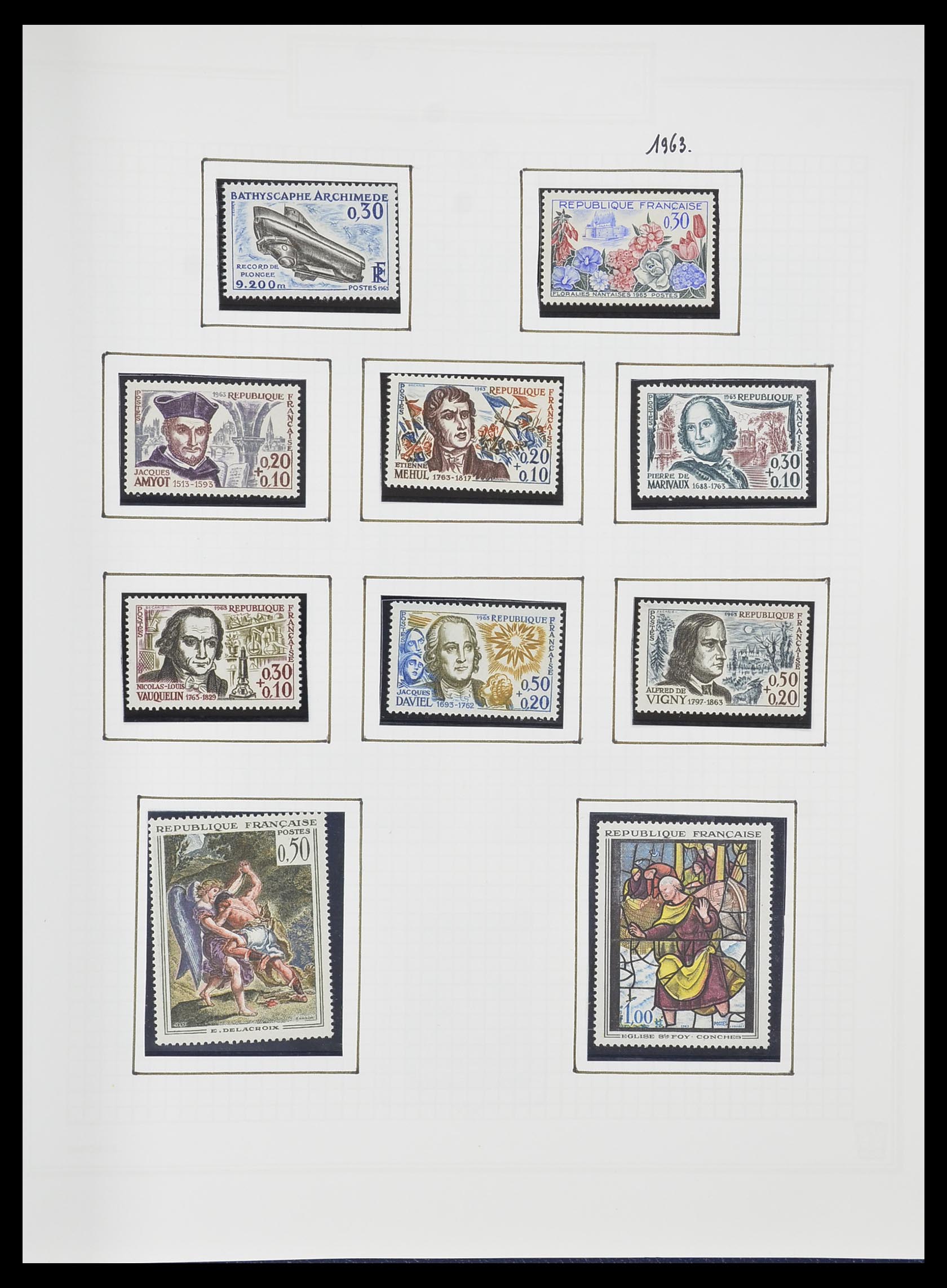 33869 115 - Postzegelverzameling 33869 Frankrijk 1900-1983.