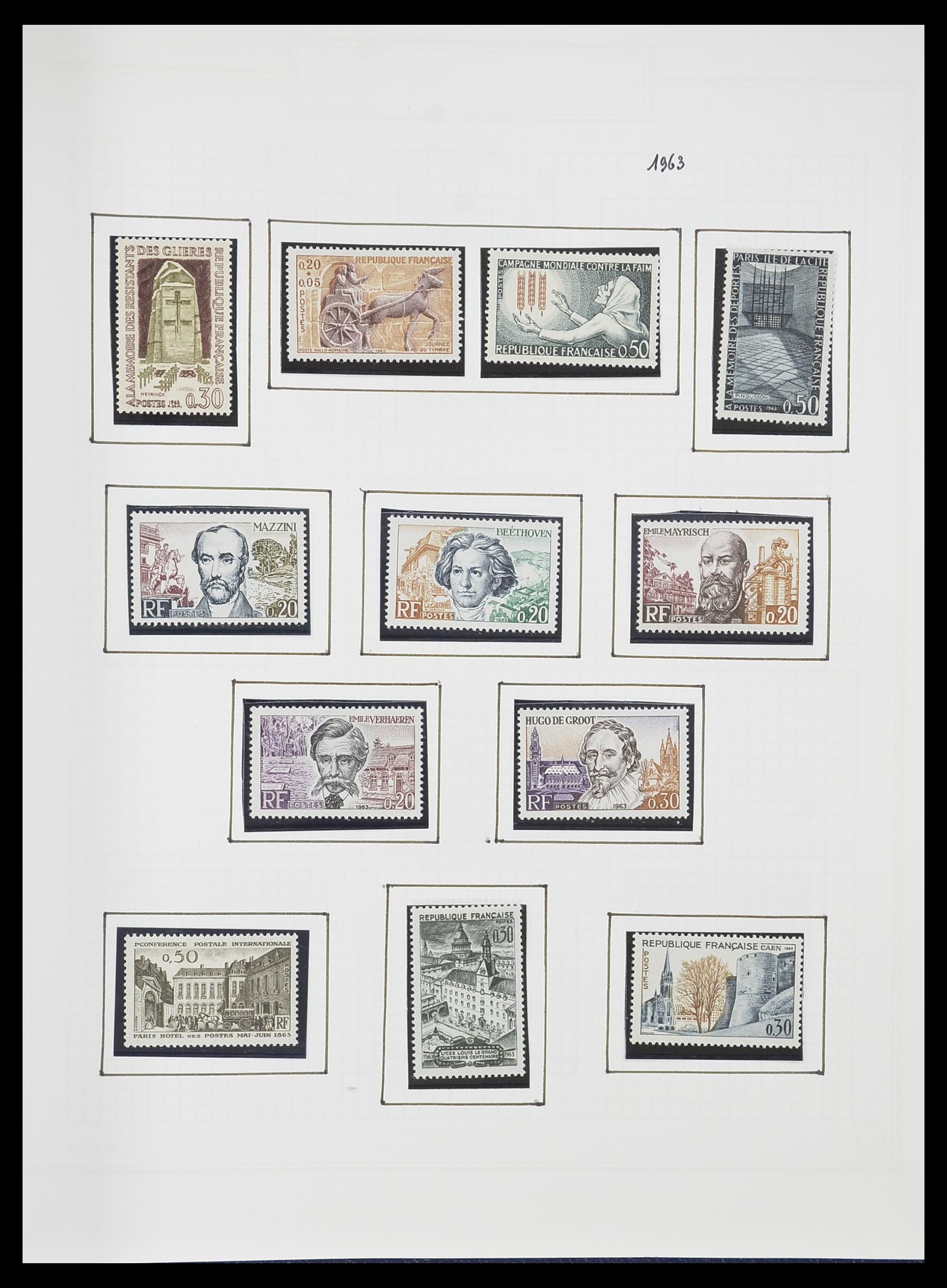 33869 116 - Postzegelverzameling 33869 Frankrijk 1900-1983.
