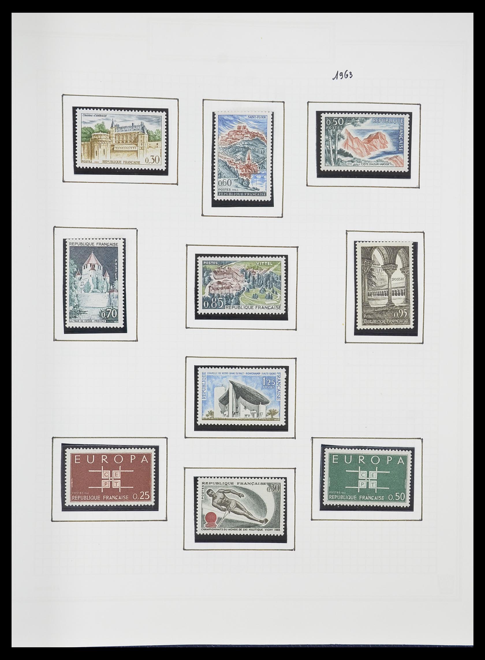 33869 117 - Postzegelverzameling 33869 Frankrijk 1900-1983.