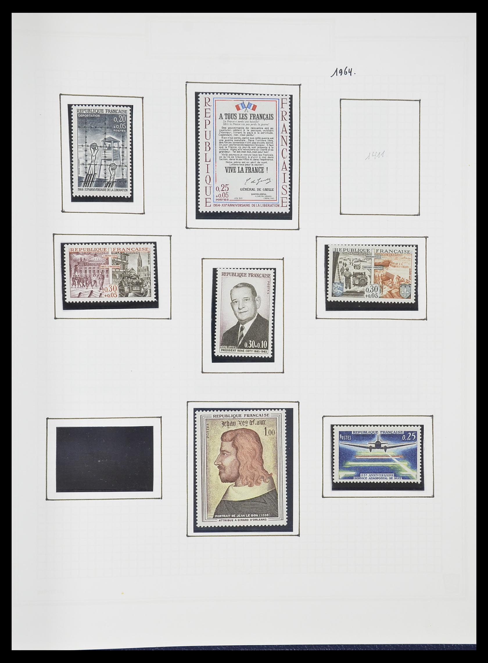 33869 119 - Postzegelverzameling 33869 Frankrijk 1900-1983.