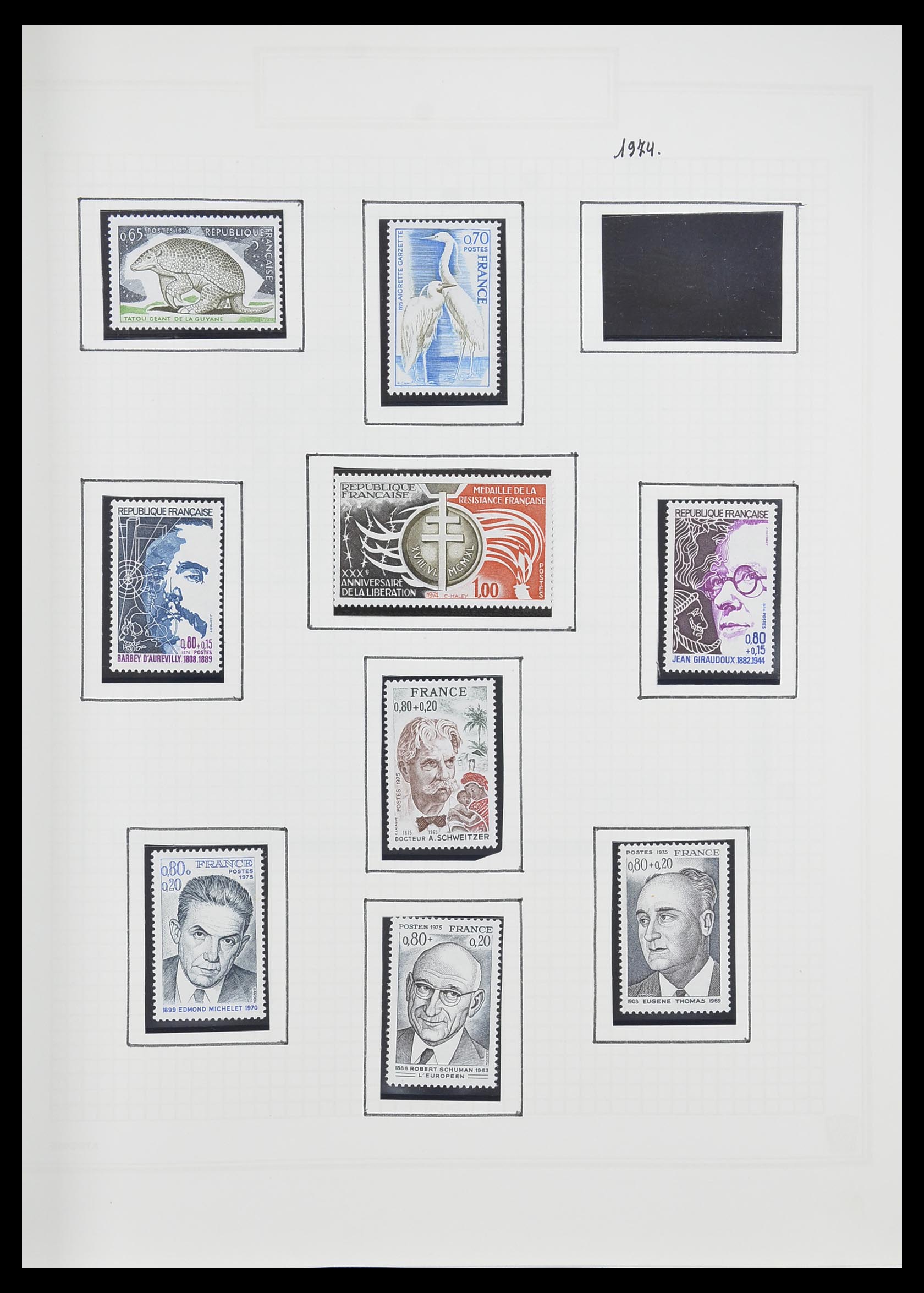 33869 162 - Postzegelverzameling 33869 Frankrijk 1900-1983.