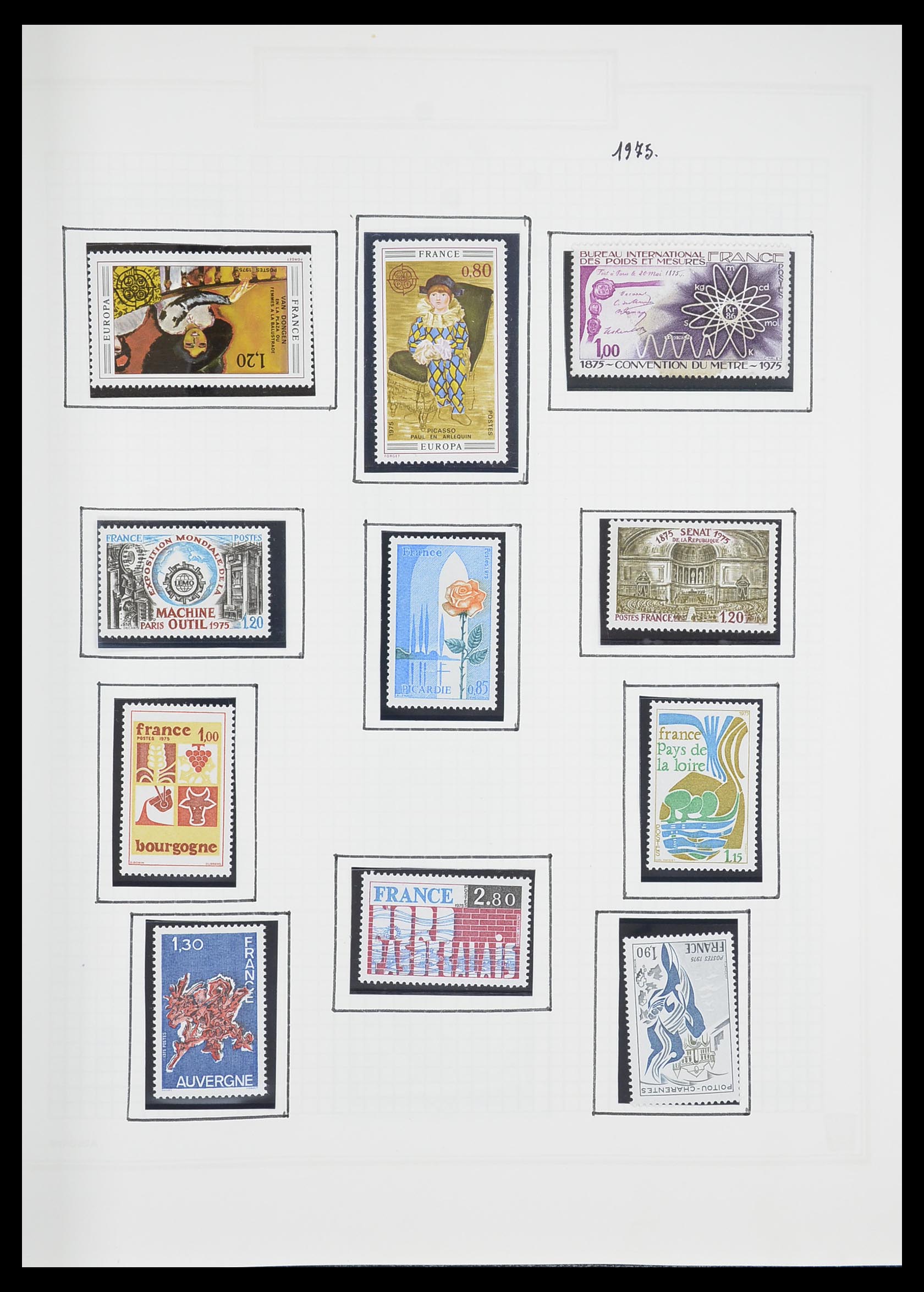 33869 165 - Postzegelverzameling 33869 Frankrijk 1900-1983.