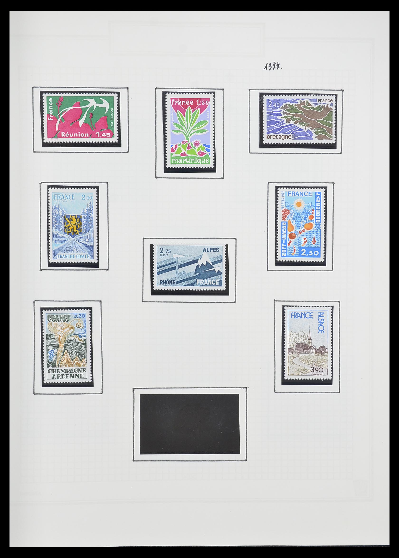 33869 173 - Postzegelverzameling 33869 Frankrijk 1900-1983.