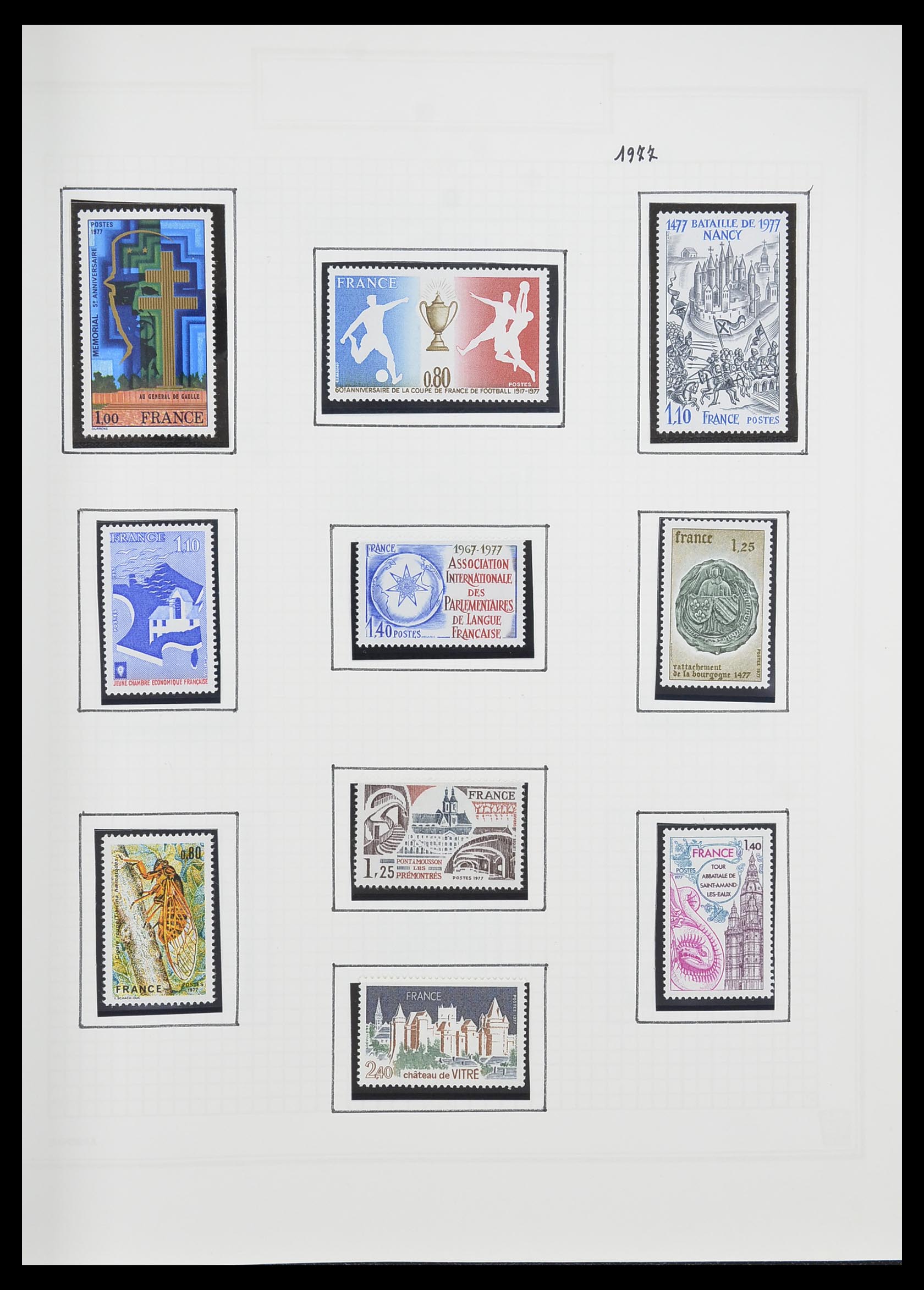 33869 176 - Postzegelverzameling 33869 Frankrijk 1900-1983.