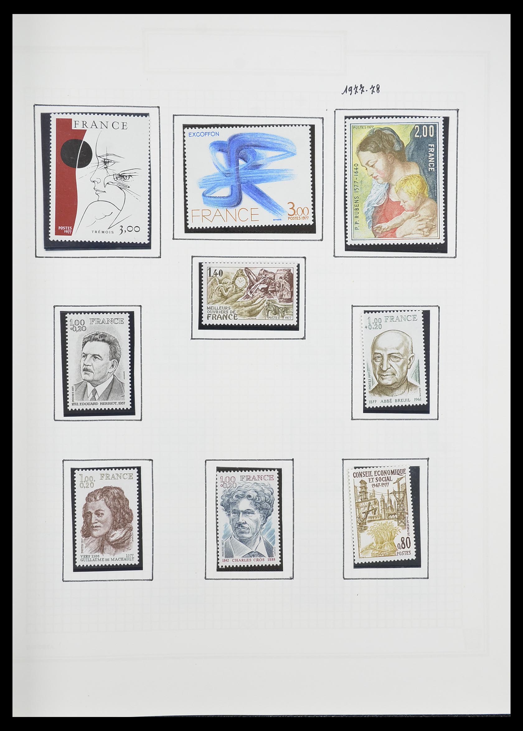 33869 177 - Postzegelverzameling 33869 Frankrijk 1900-1983.