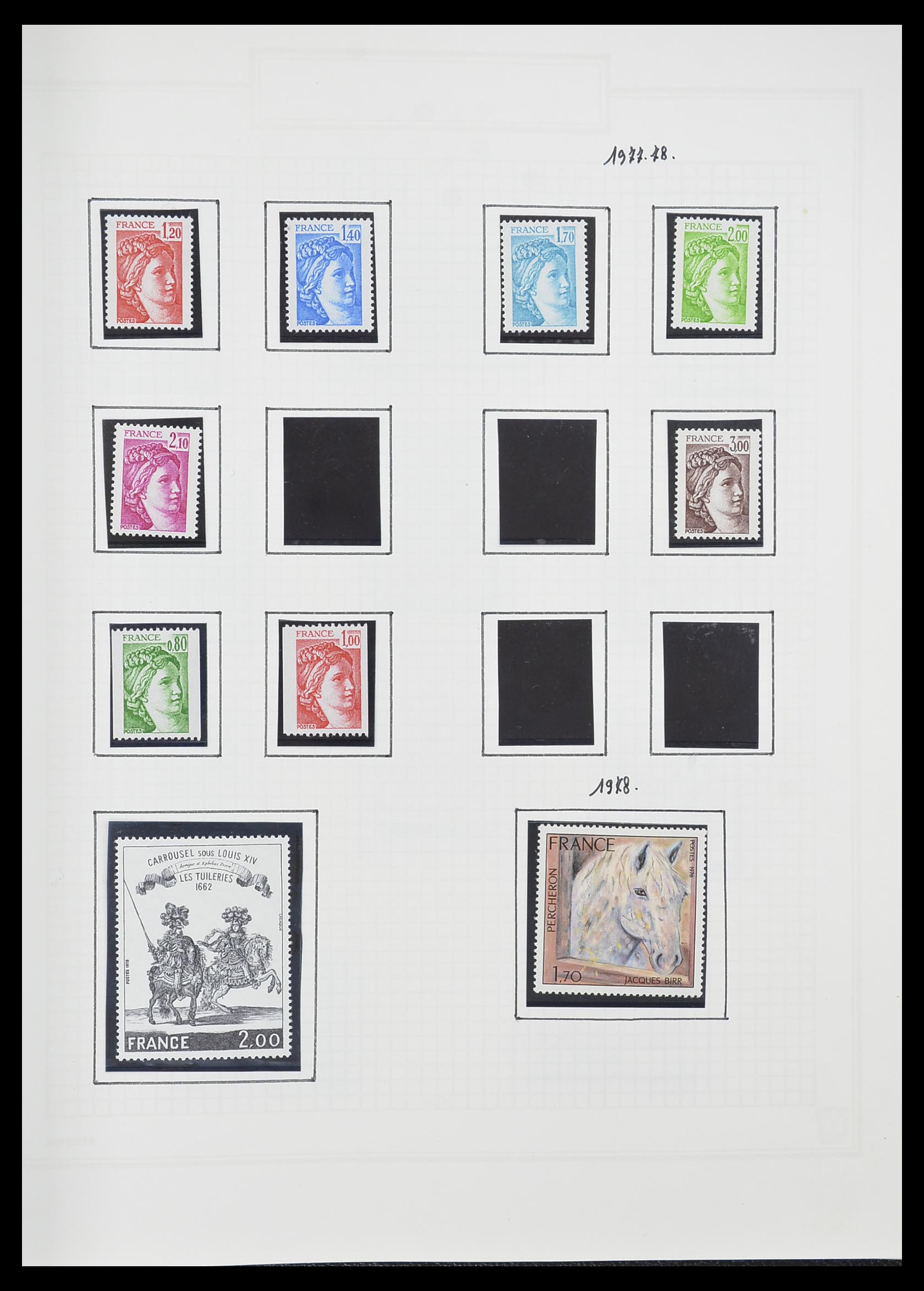 33869 179 - Postzegelverzameling 33869 Frankrijk 1900-1983.