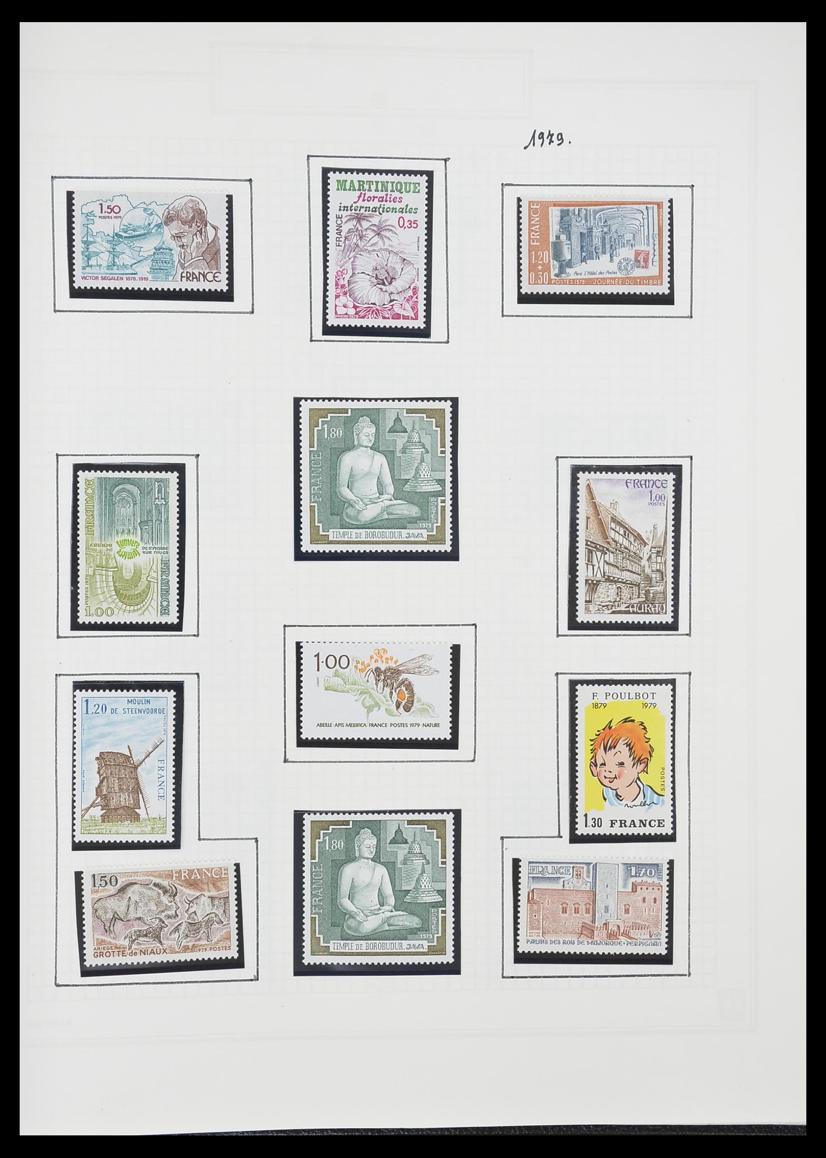 33869 185 - Postzegelverzameling 33869 Frankrijk 1900-1983.