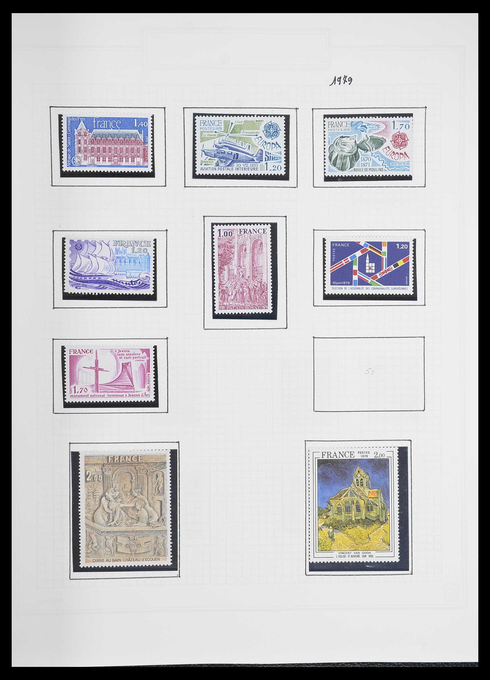 33869 186 - Postzegelverzameling 33869 Frankrijk 1900-1983.