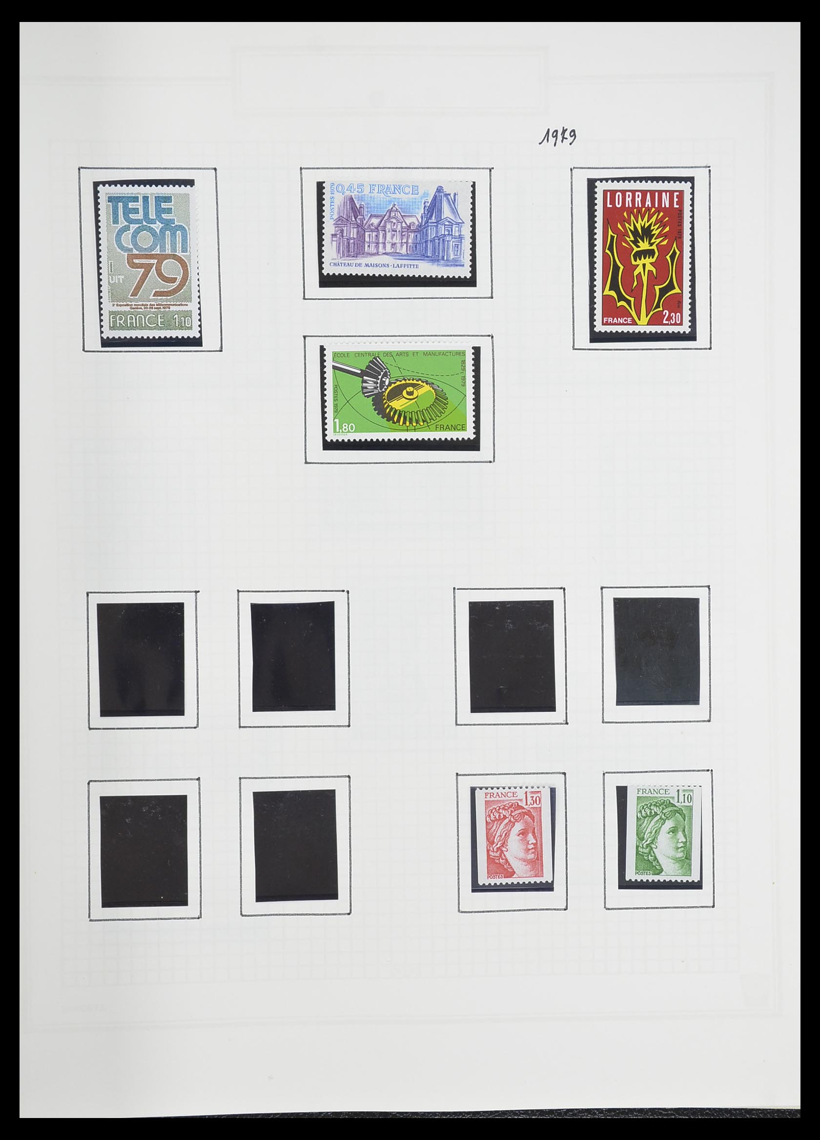 33869 187 - Postzegelverzameling 33869 Frankrijk 1900-1983.
