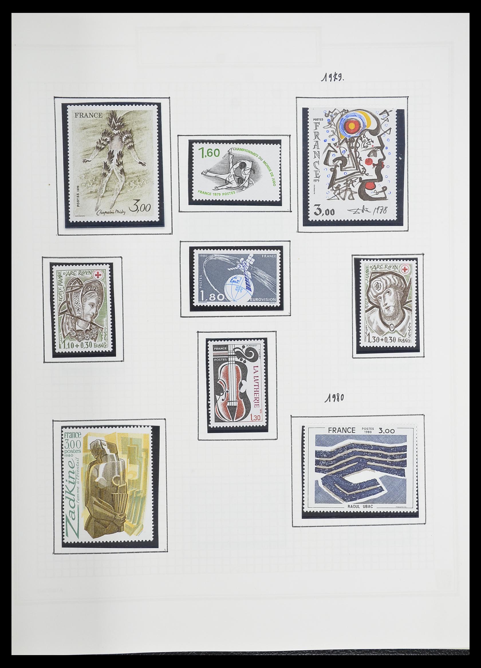 33869 188 - Postzegelverzameling 33869 Frankrijk 1900-1983.