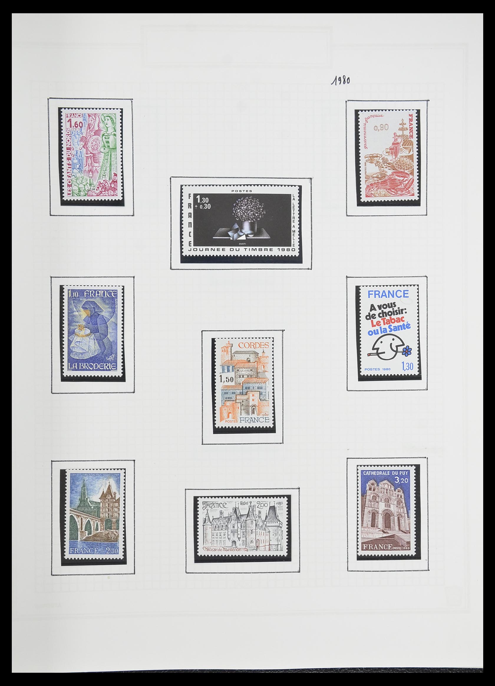 33869 189 - Postzegelverzameling 33869 Frankrijk 1900-1983.
