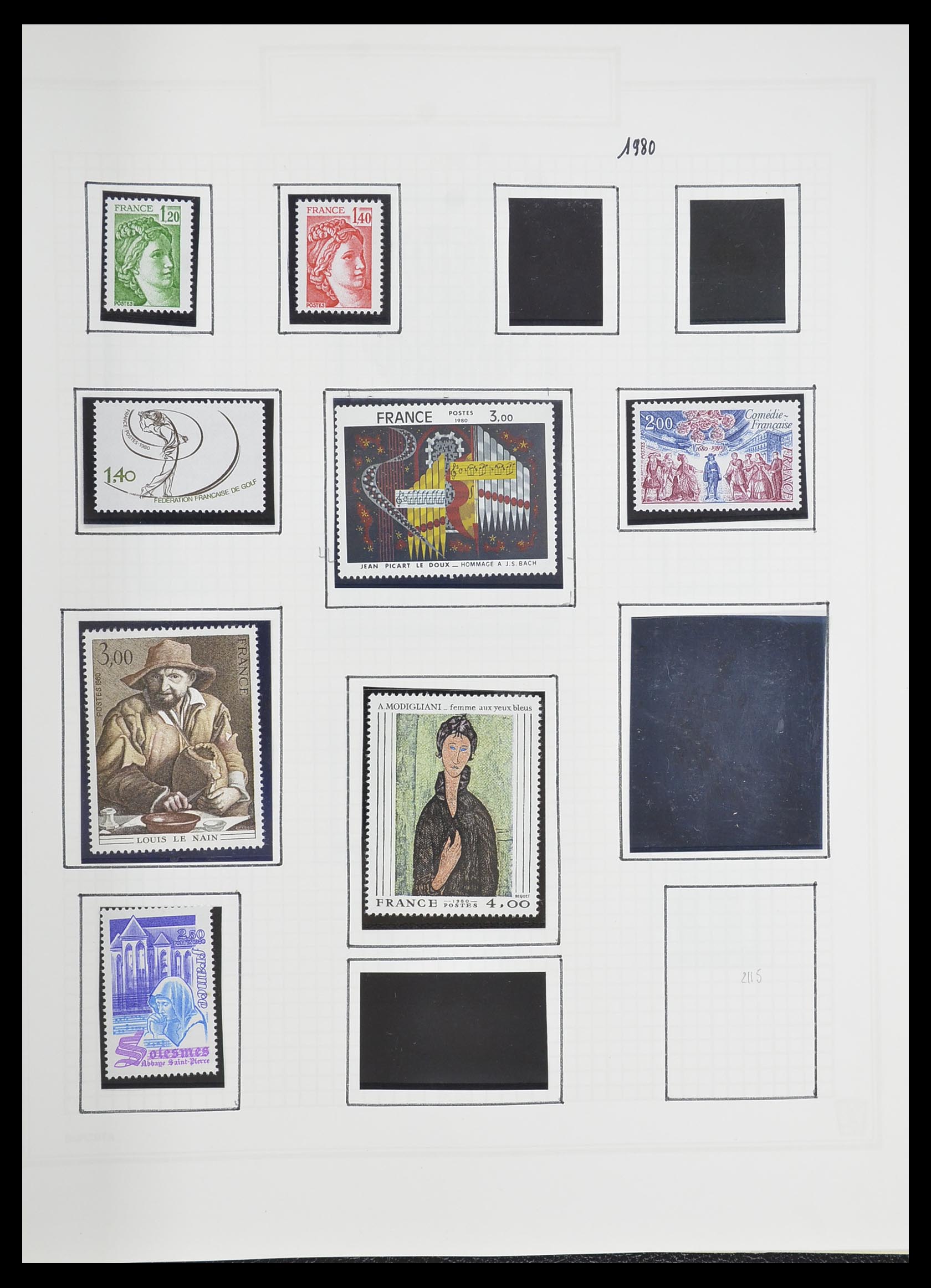 33869 192 - Postzegelverzameling 33869 Frankrijk 1900-1983.