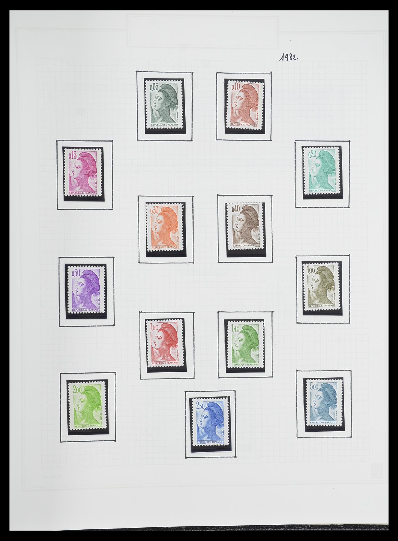 33869 200 - Postzegelverzameling 33869 Frankrijk 1900-1983.
