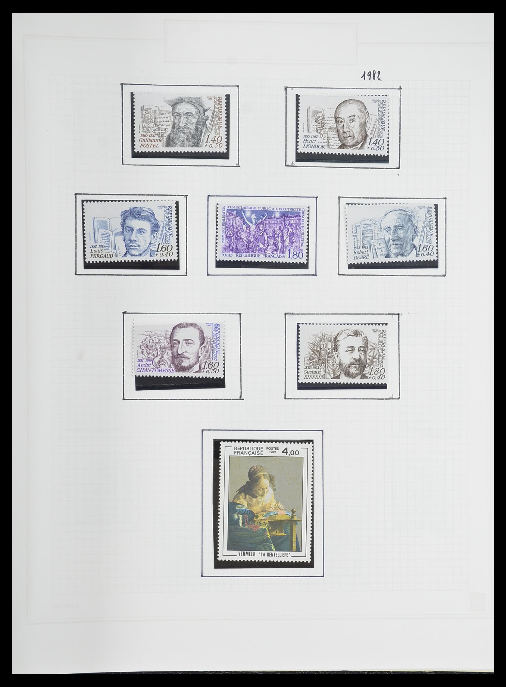 33869 204 - Postzegelverzameling 33869 Frankrijk 1900-1983.