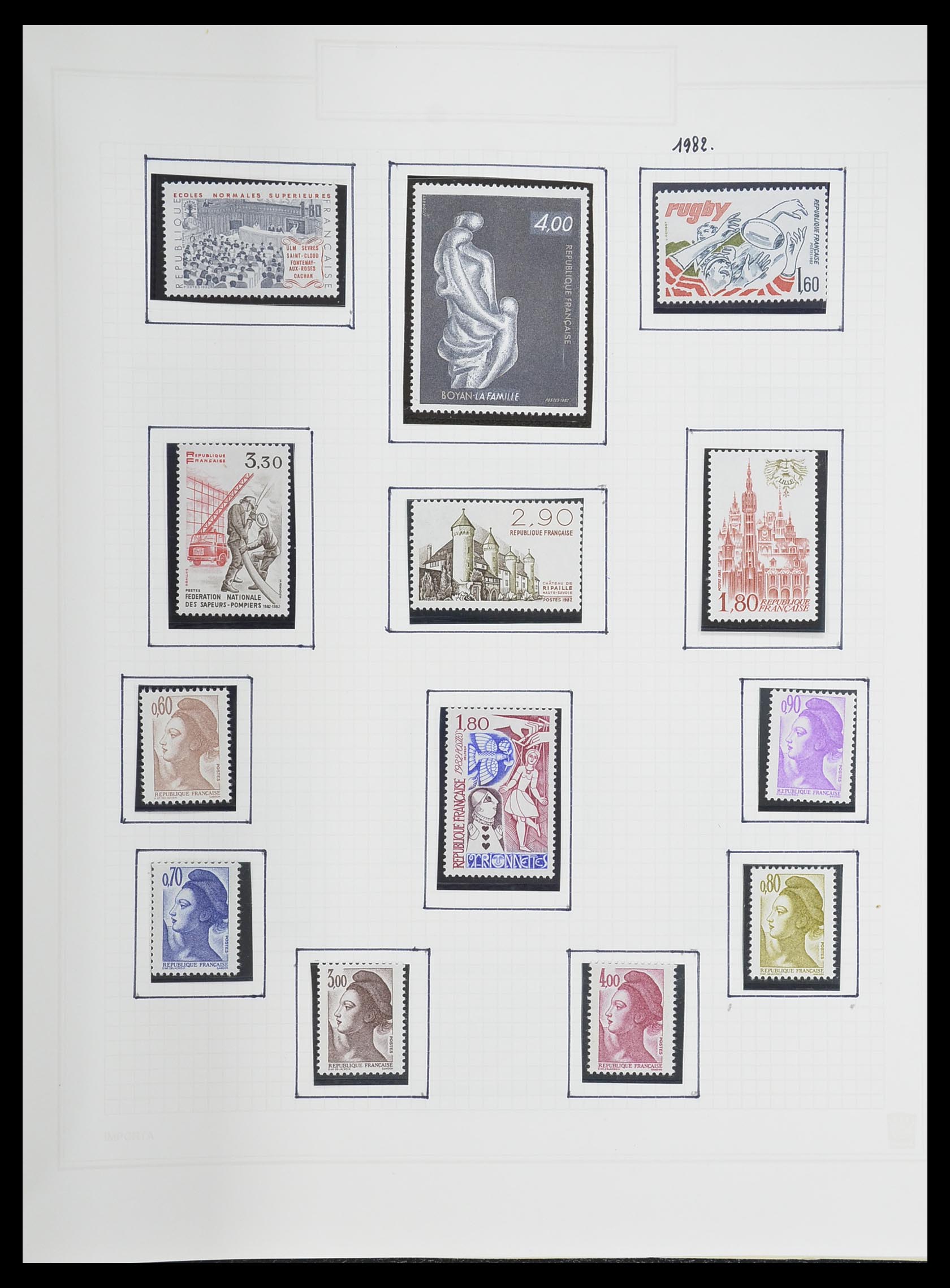 33869 205 - Postzegelverzameling 33869 Frankrijk 1900-1983.