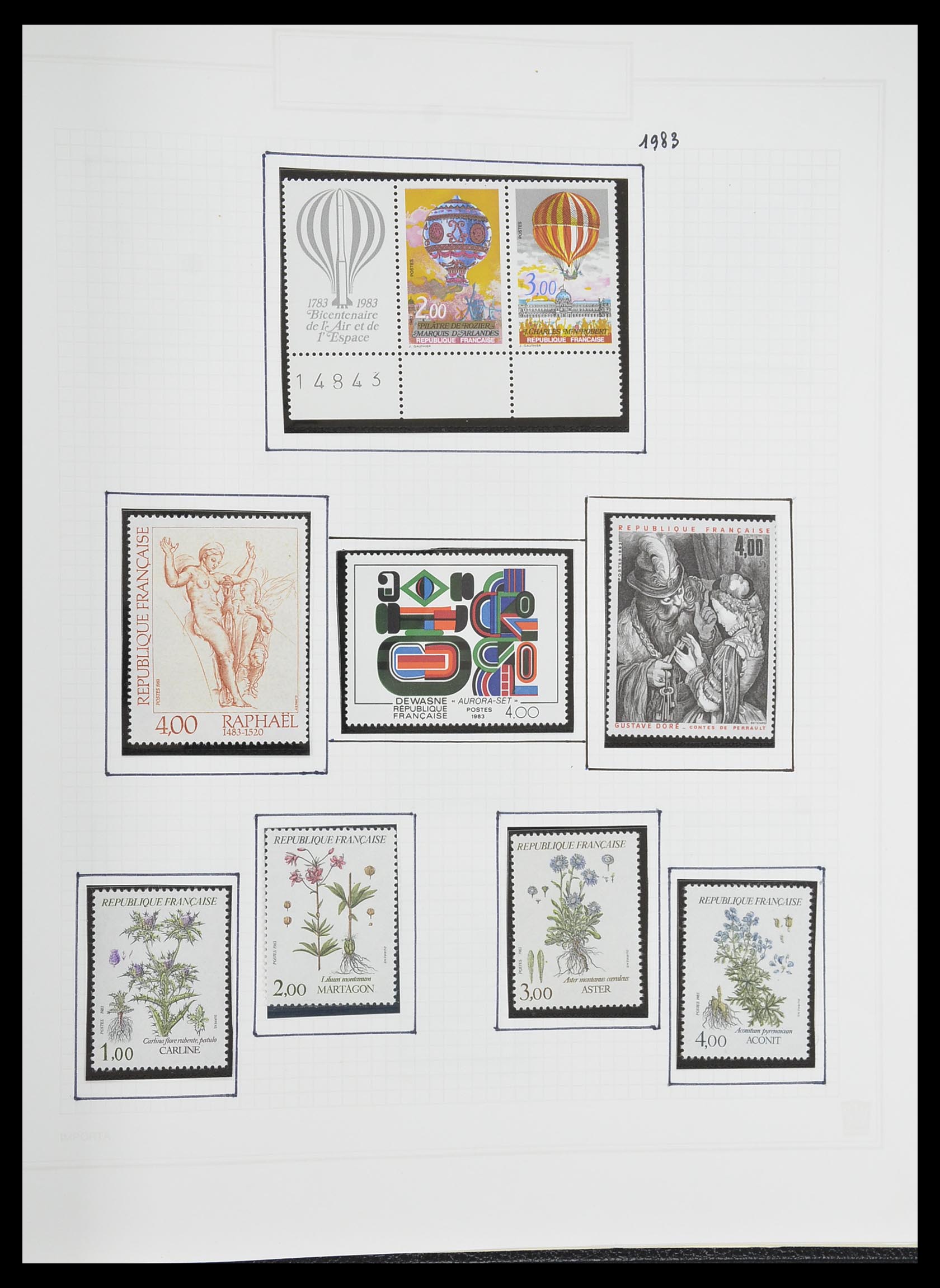 33869 208 - Postzegelverzameling 33869 Frankrijk 1900-1983.