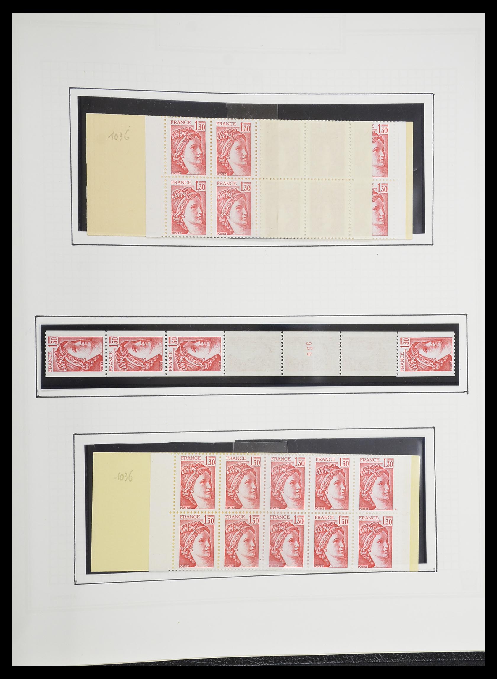 33869 214 - Postzegelverzameling 33869 Frankrijk 1900-1983.