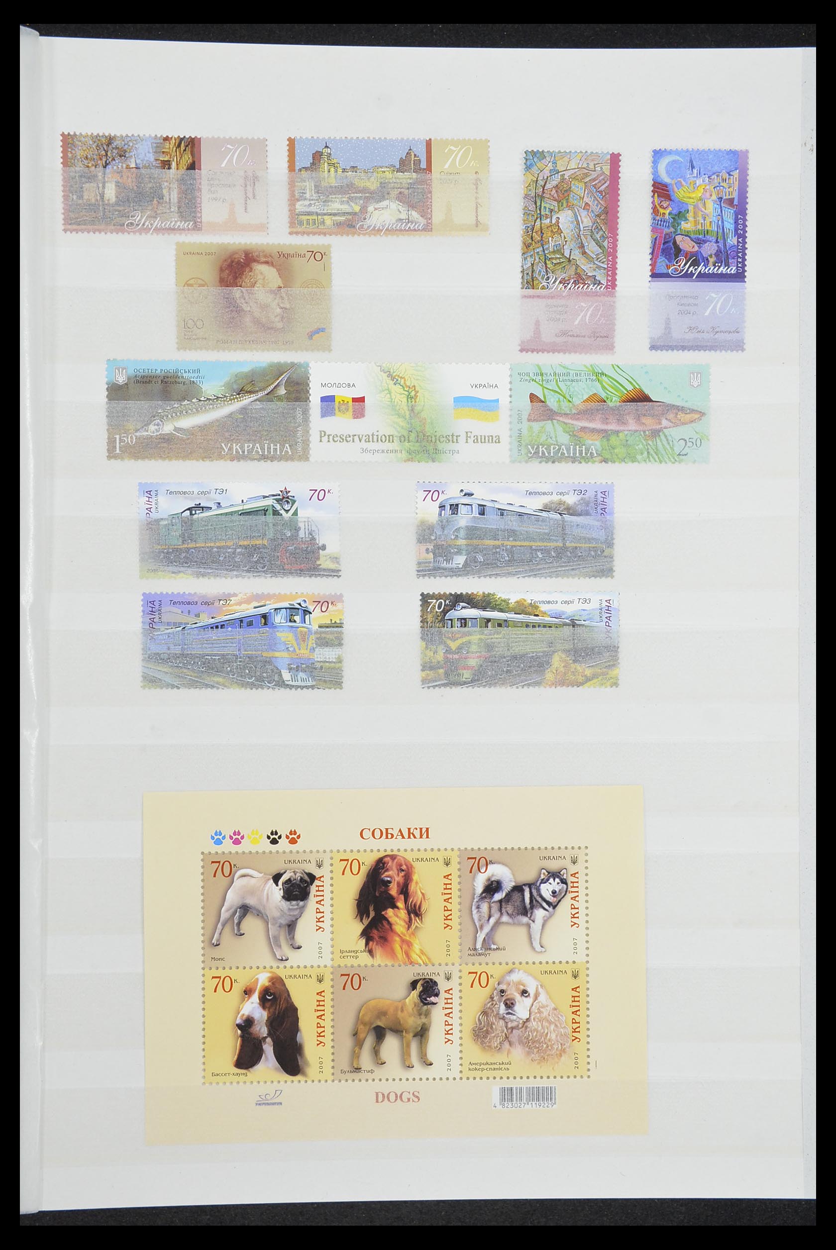 33871 068 - Stamp collection 33871 Ukraine 1919-2009.