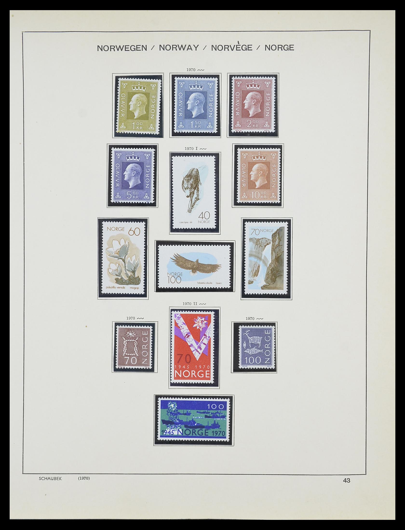 33872 026 - Postzegelverzameling 33872 Noorwegen 1878-1995.