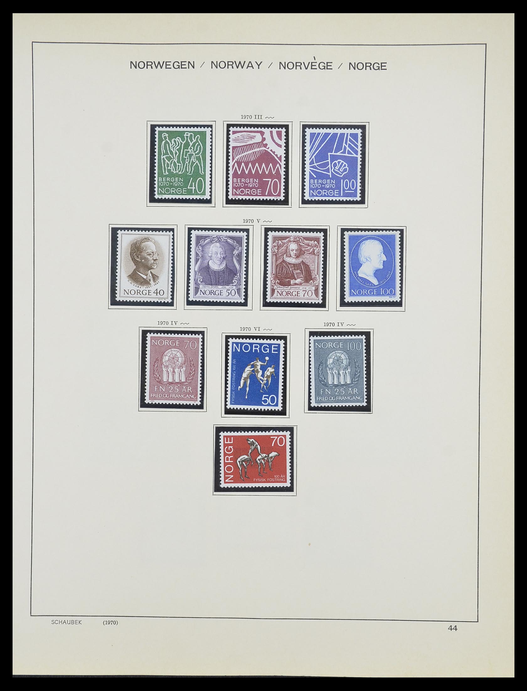 33872 027 - Postzegelverzameling 33872 Noorwegen 1878-1995.