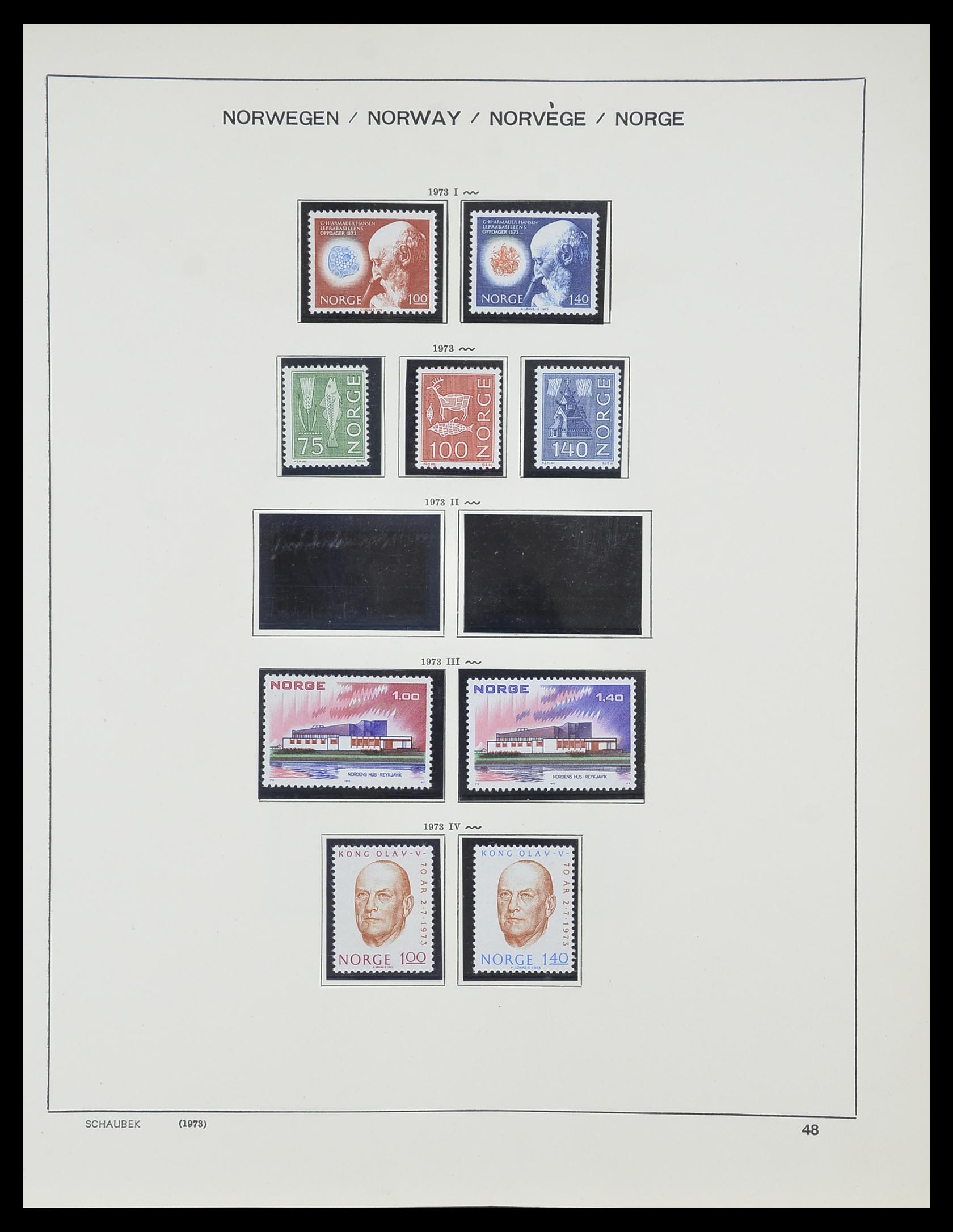 33872 031 - Postzegelverzameling 33872 Noorwegen 1878-1995.