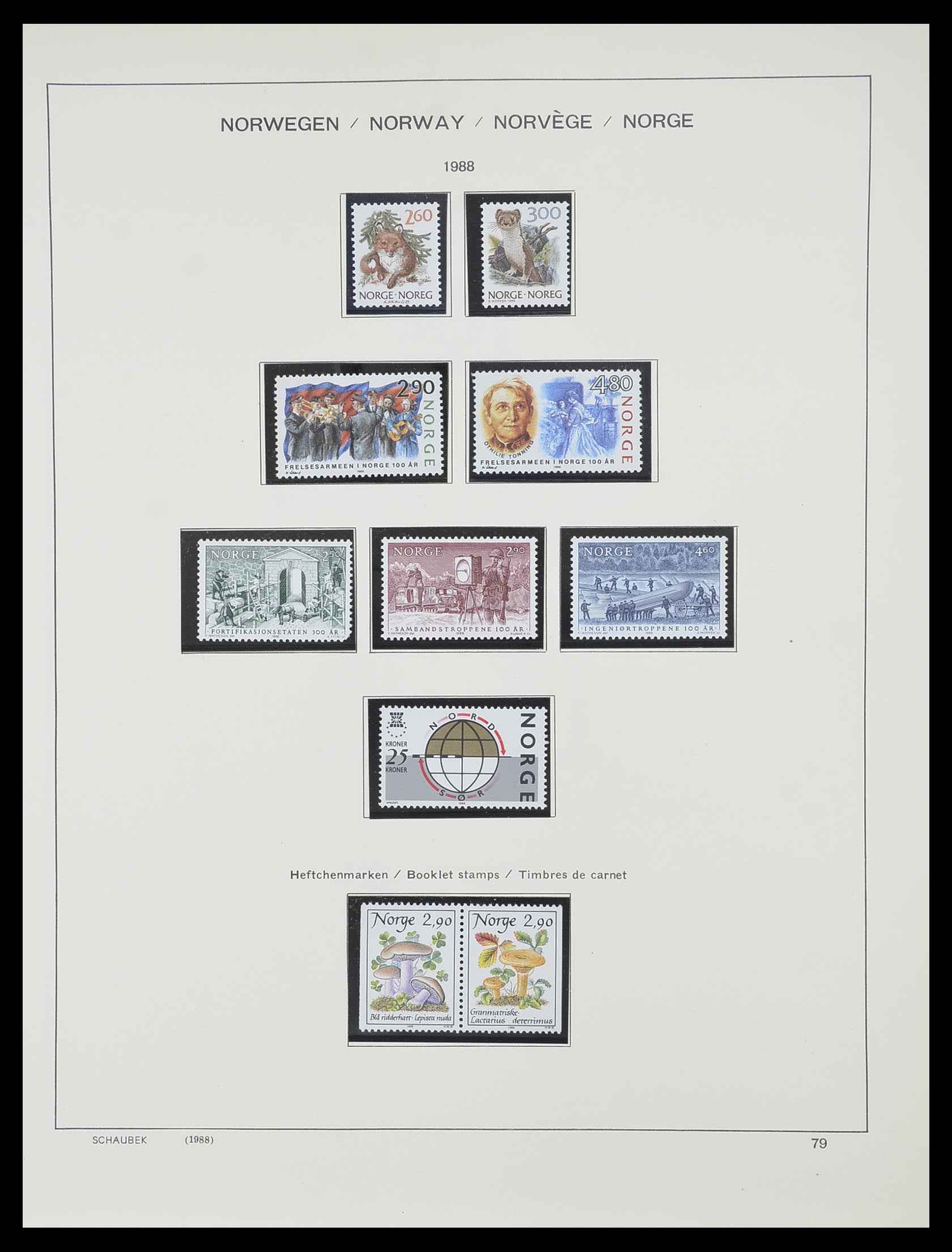 33872 065 - Postzegelverzameling 33872 Noorwegen 1878-1995.
