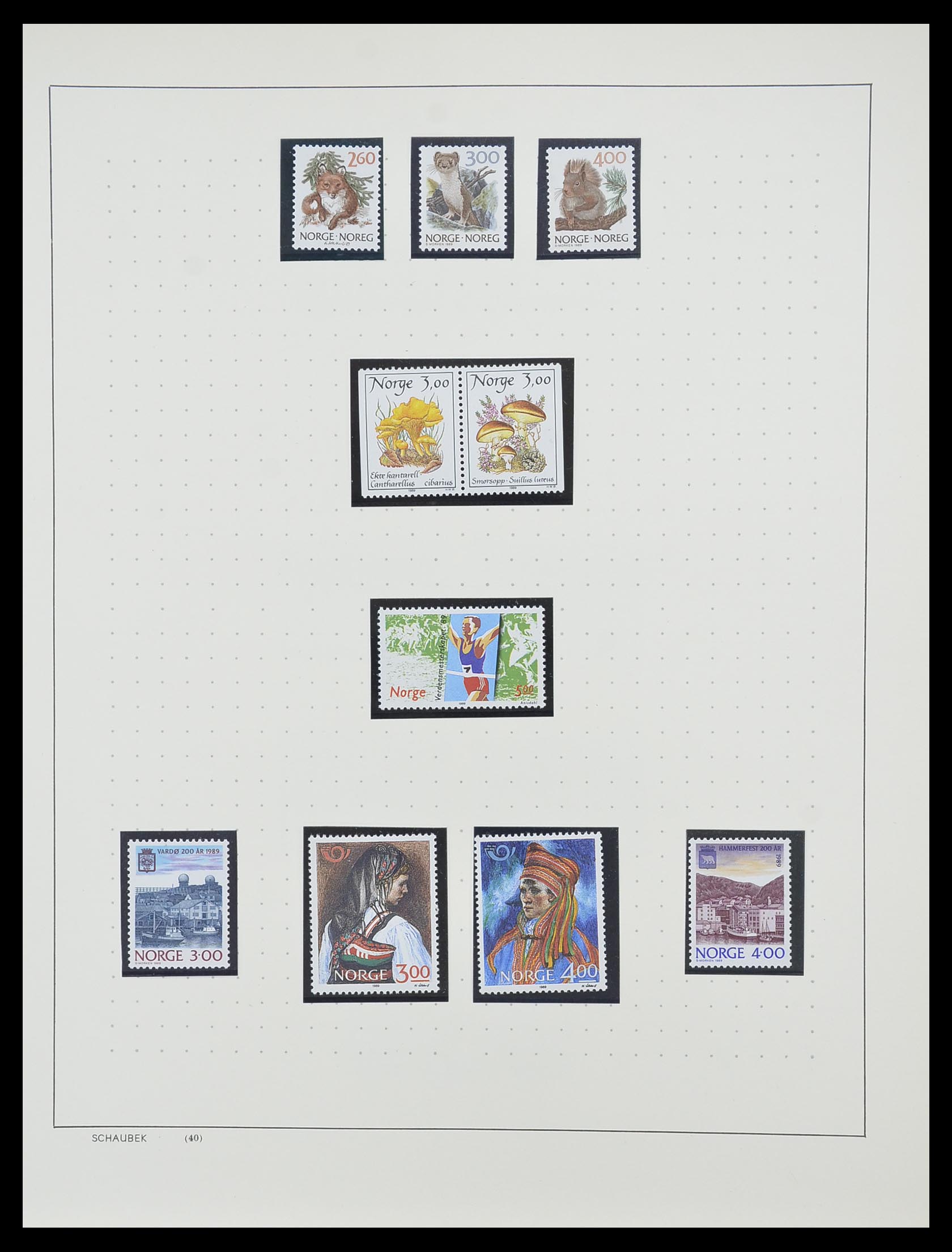 33872 068 - Postzegelverzameling 33872 Noorwegen 1878-1995.