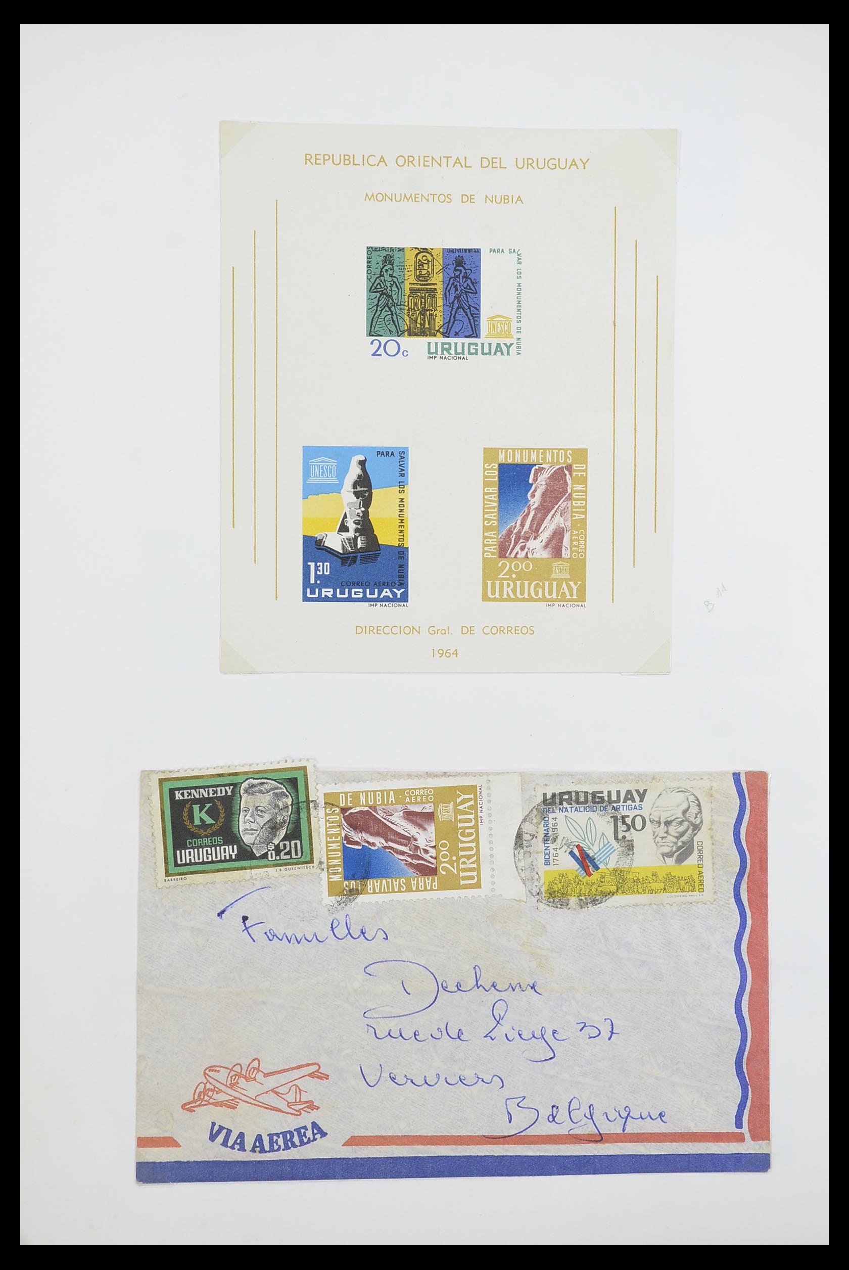 33873 037 - Postzegelverzameling 33873 Latijns Amerika.