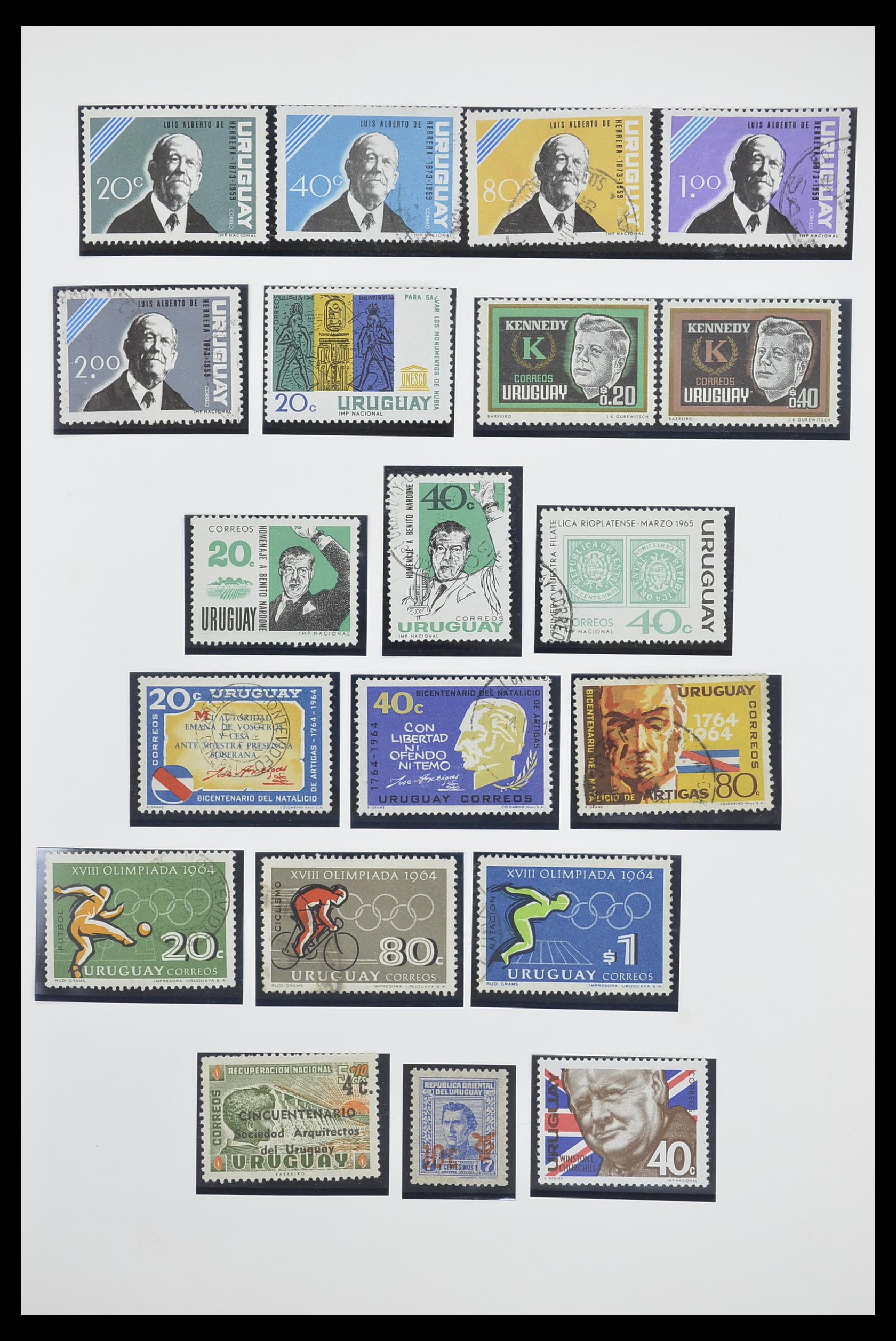 33873 038 - Postzegelverzameling 33873 Latijns Amerika.