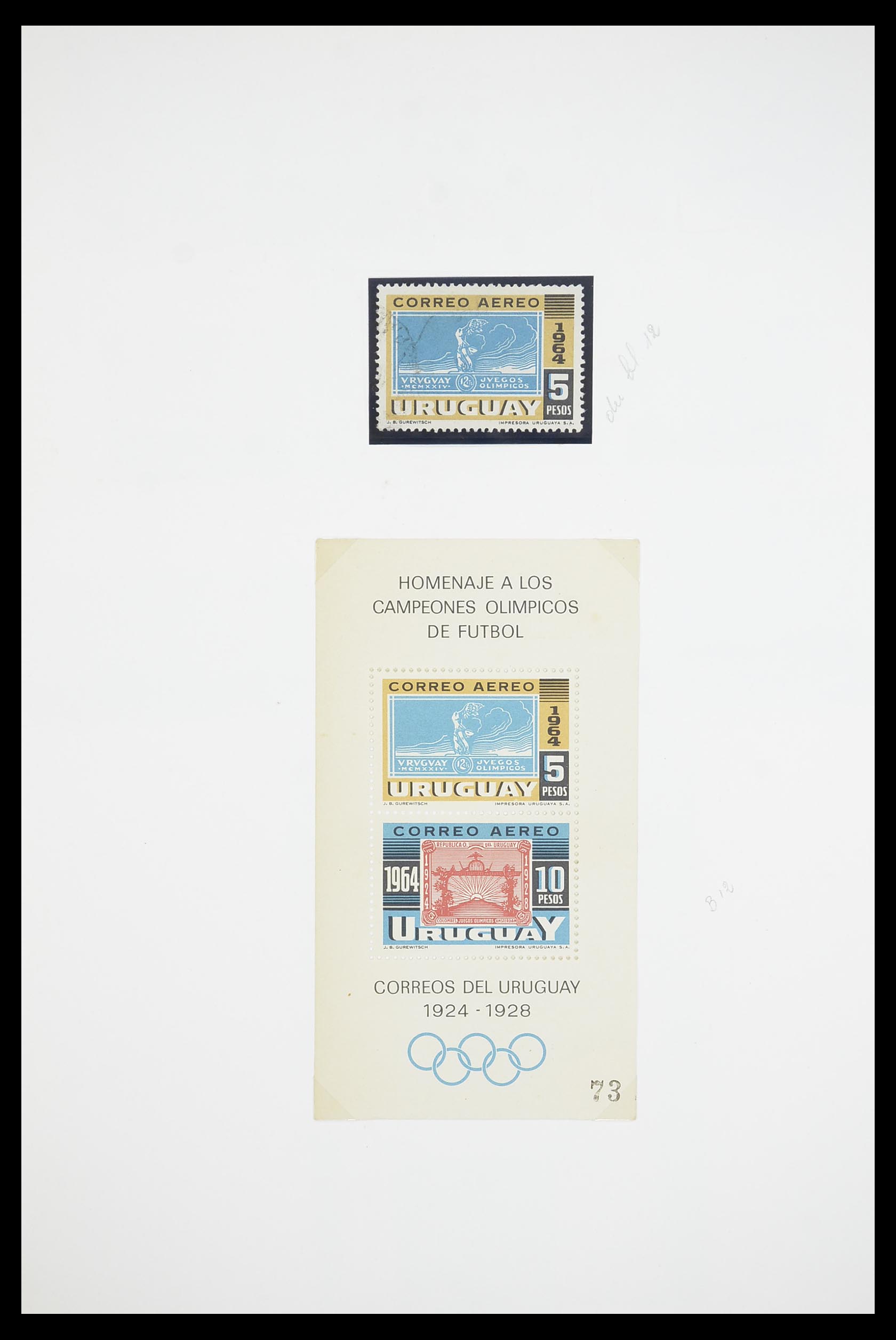 33873 074 - Stamp collection 33873 Latin America.