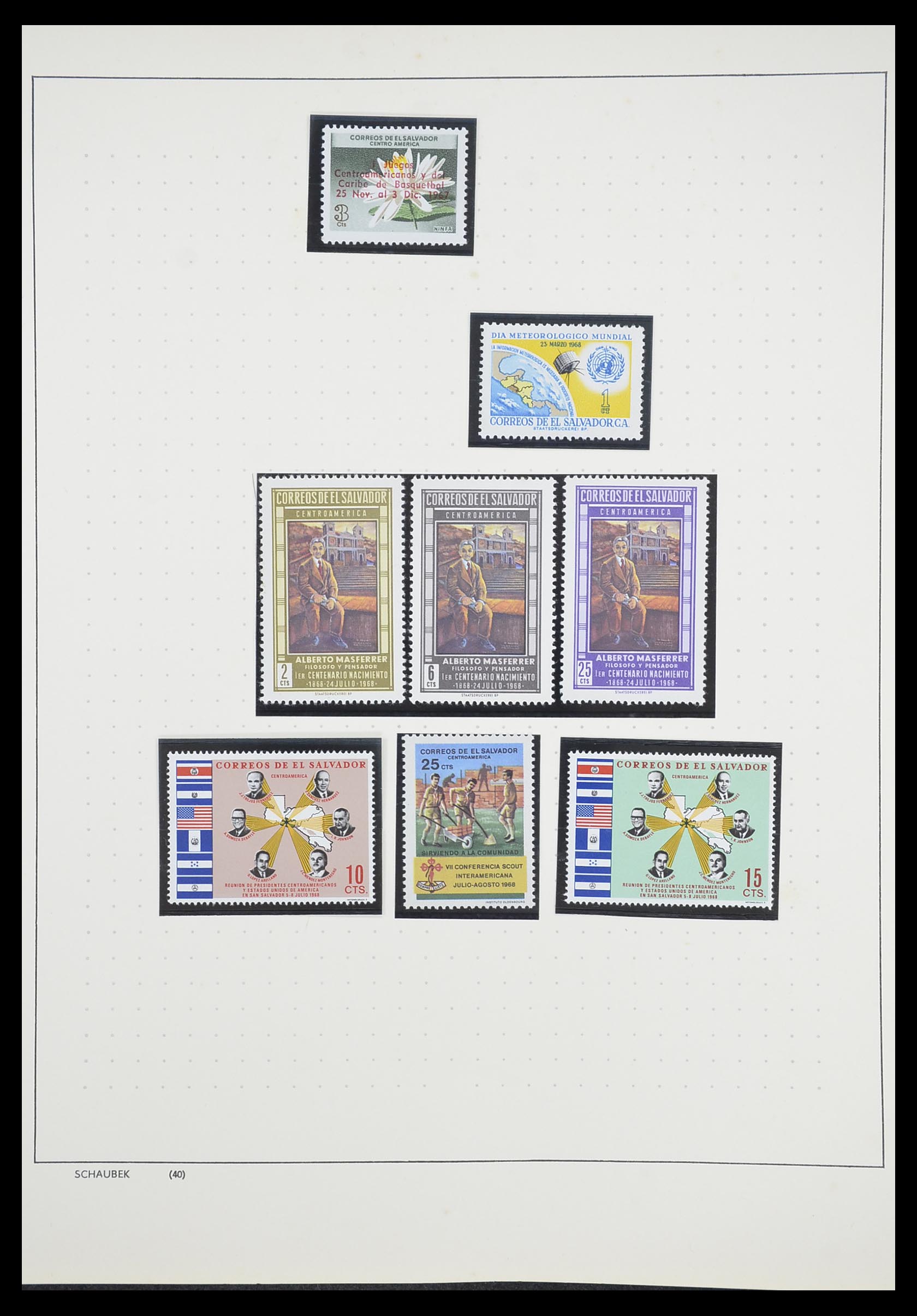 33873 313 - Stamp collection 33873 Latin America.