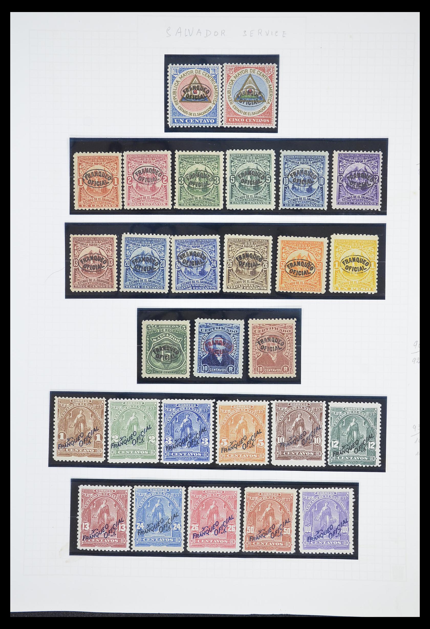 33873 348 - Stamp collection 33873 Latin America.