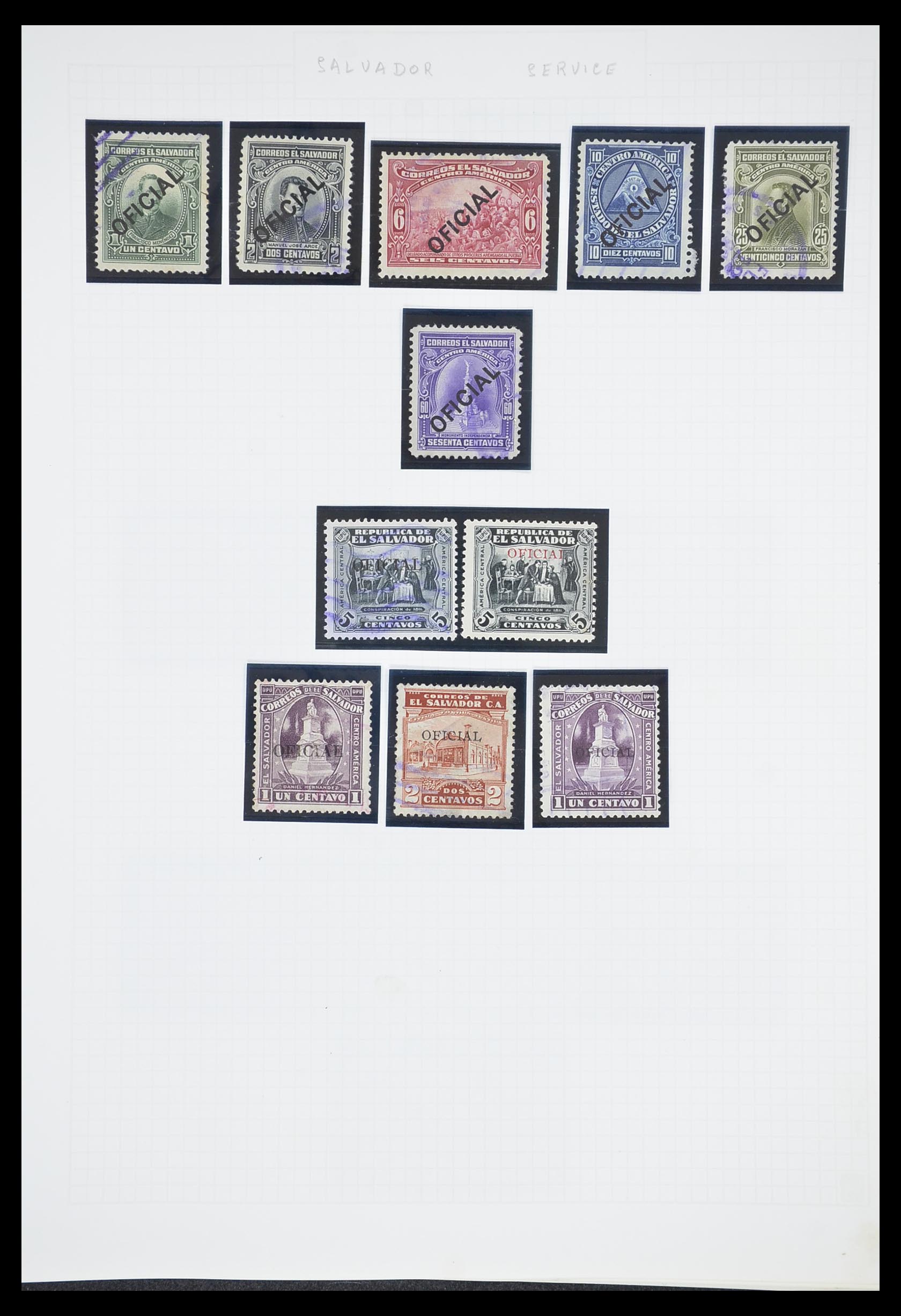33873 353 - Stamp collection 33873 Latin America.