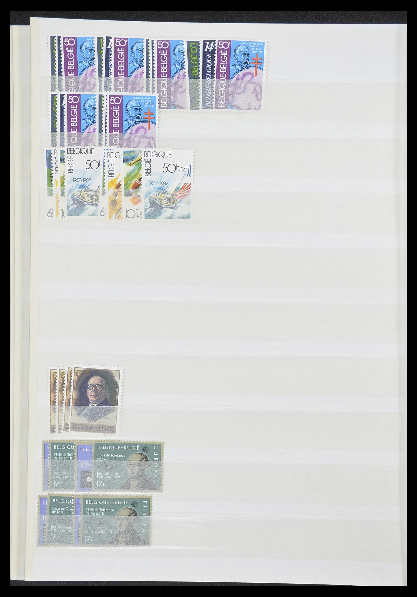 33874 032 - Postzegelverzameling 33874 België 1973-2004.