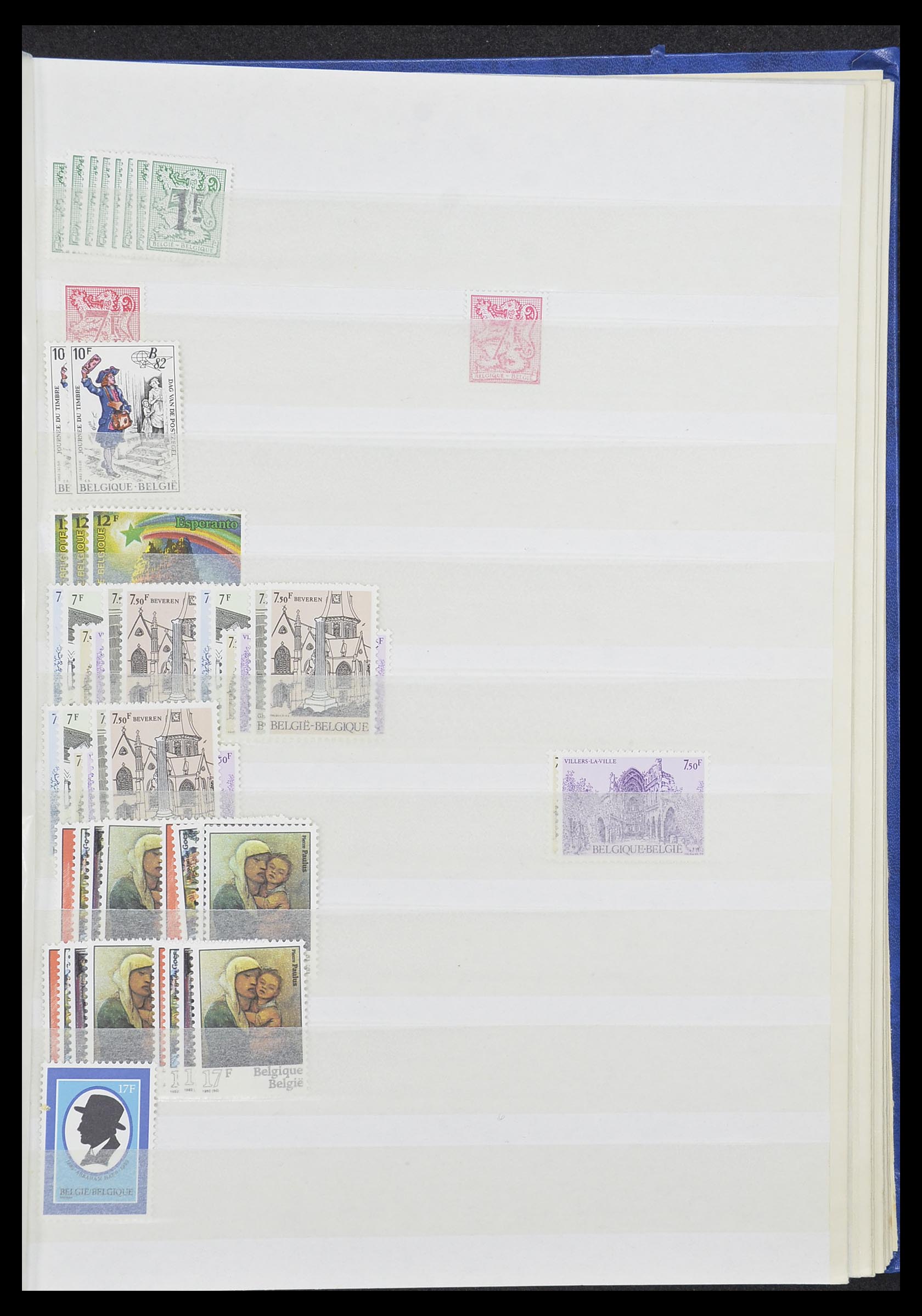33874 033 - Postzegelverzameling 33874 België 1973-2004.