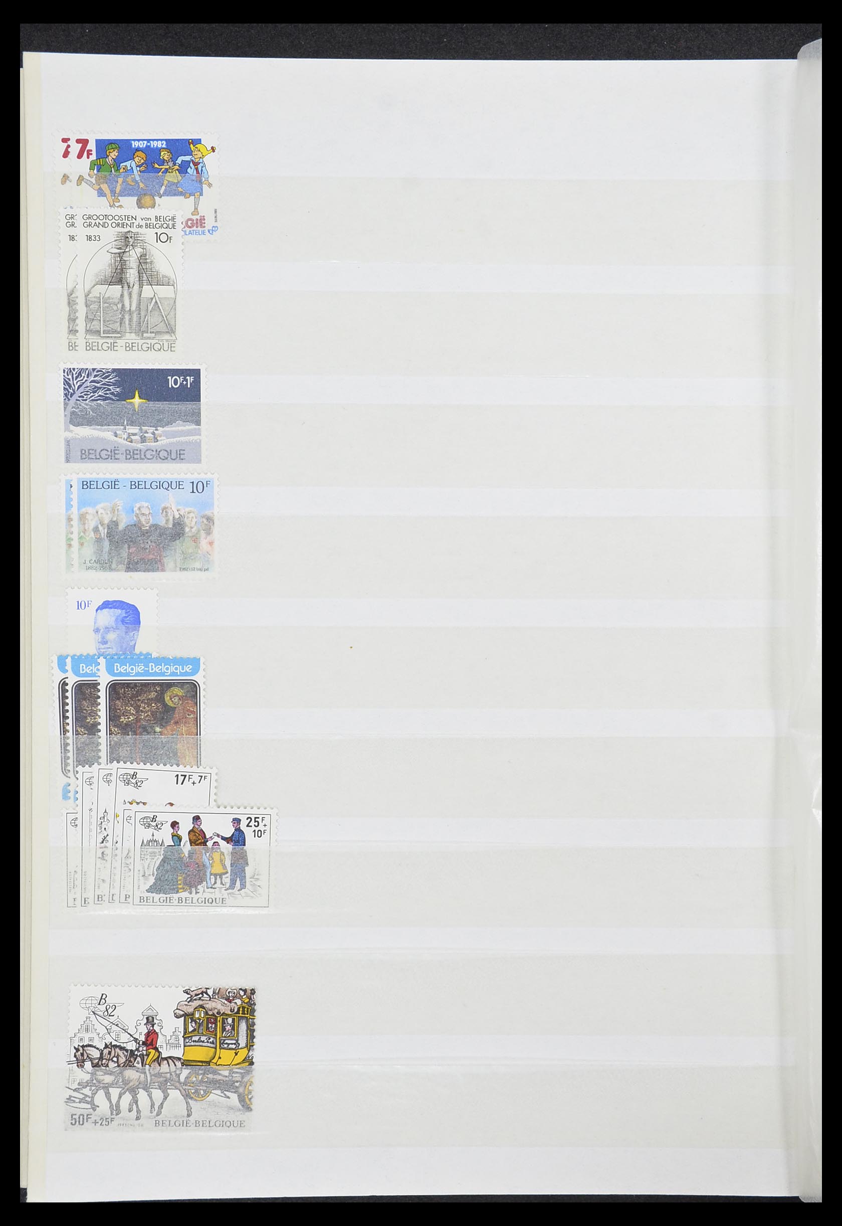 33874 035 - Postzegelverzameling 33874 België 1973-2004.
