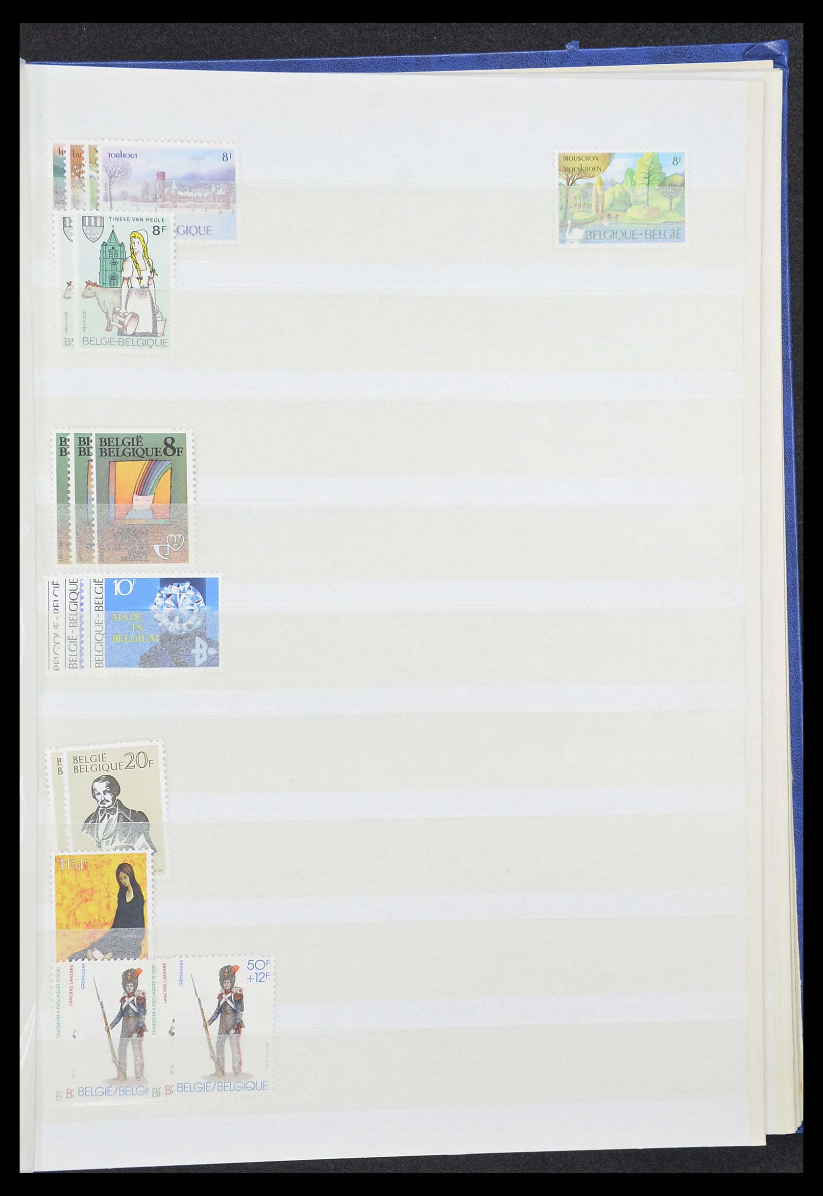 33874 037 - Postzegelverzameling 33874 België 1973-2004.