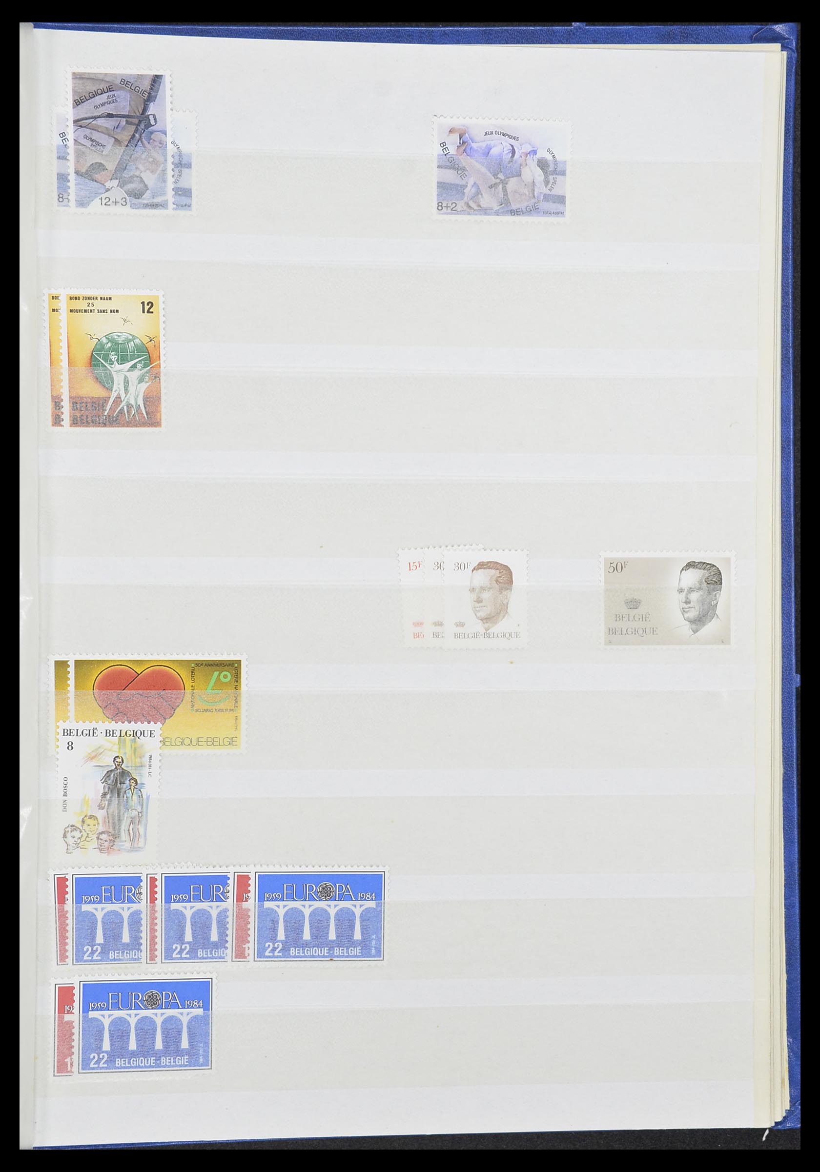 33874 039 - Postzegelverzameling 33874 België 1973-2004.