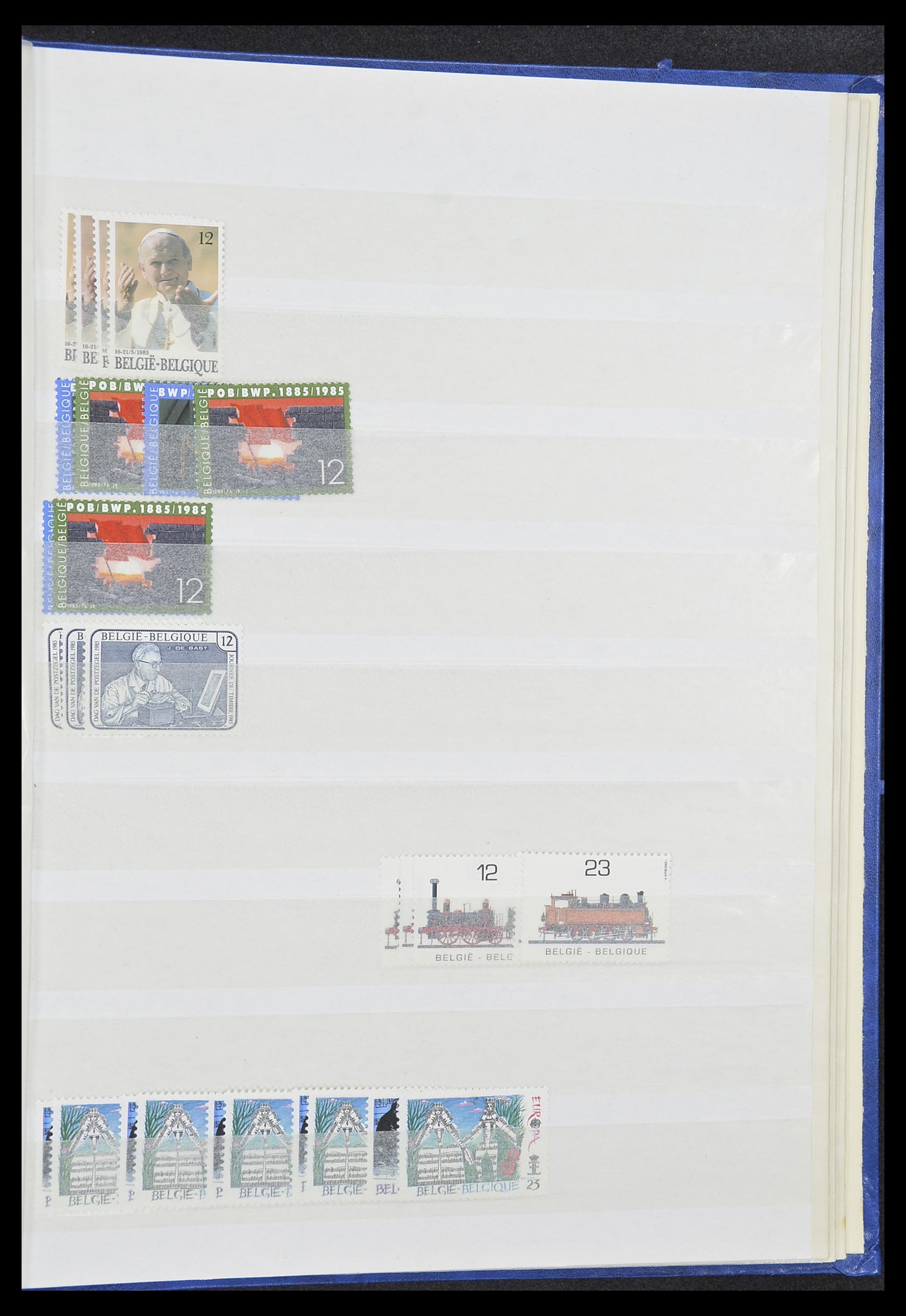 33874 043 - Postzegelverzameling 33874 België 1973-2004.