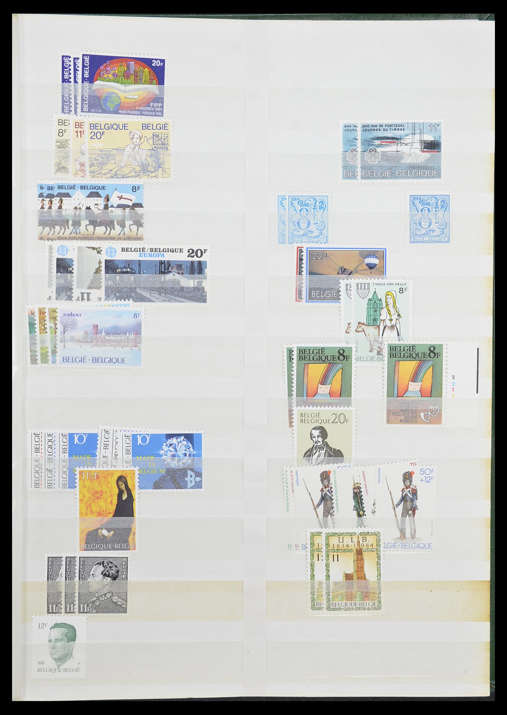 33874 059 - Postzegelverzameling 33874 België 1973-2004.