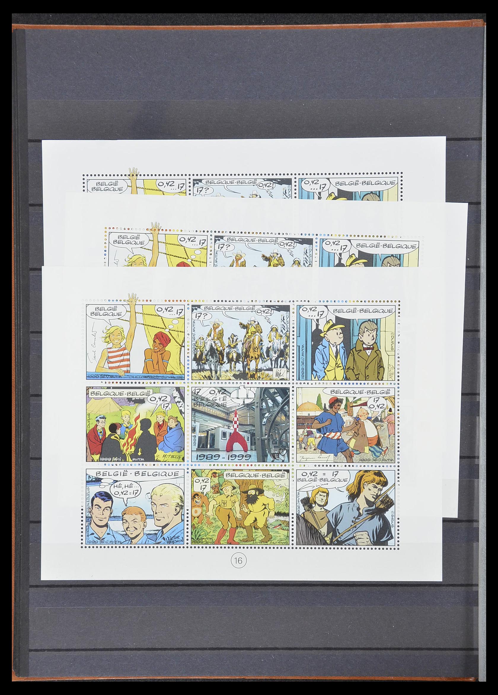 33874 146 - Stamp collection 33874 Belgium 1973-2004.