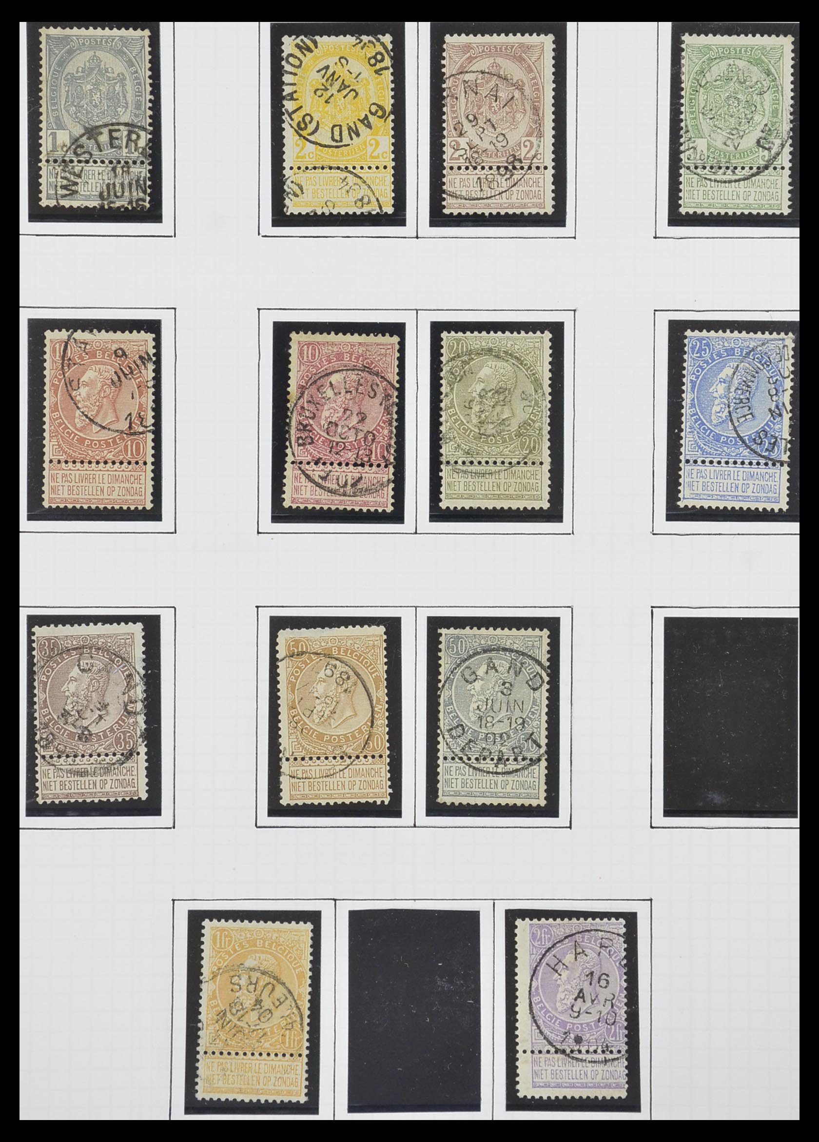 33876 002 - Stamp collection 33876 Belgium 1883-2006.