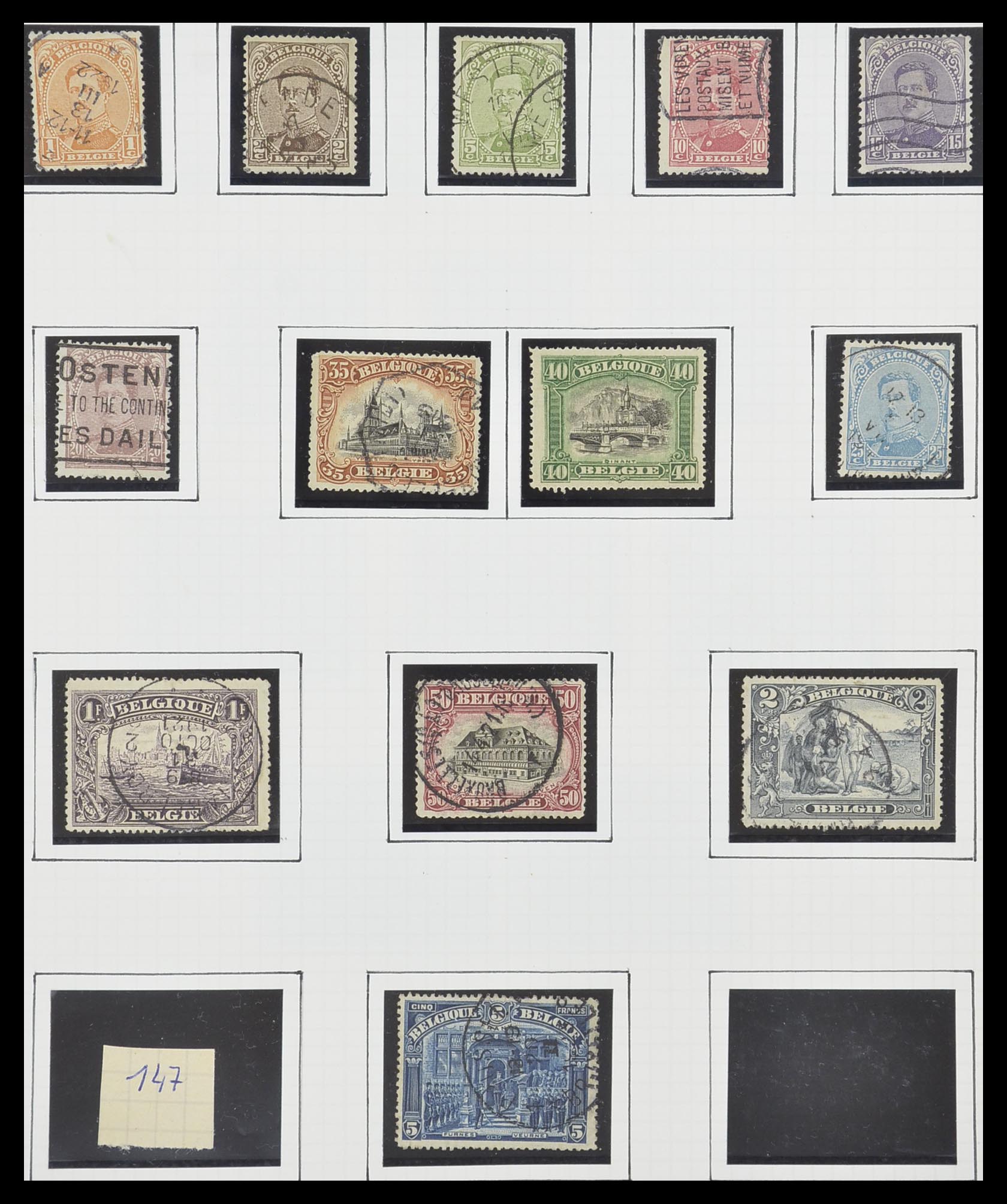 33876 009 - Postzegelverzameling 33876 België 1883-2006.