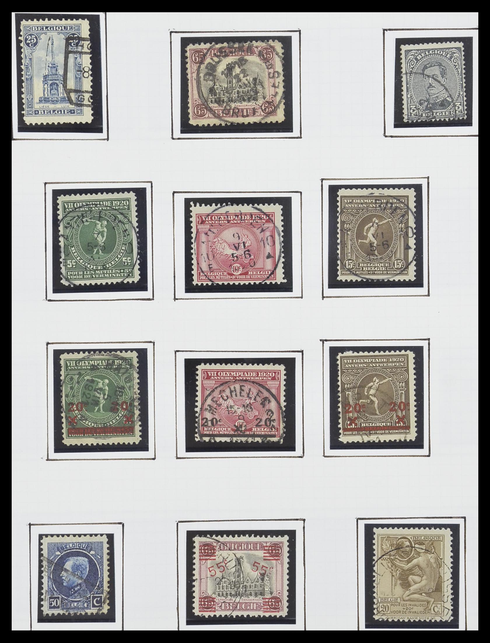 33876 011 - Stamp collection 33876 Belgium 1883-2006.