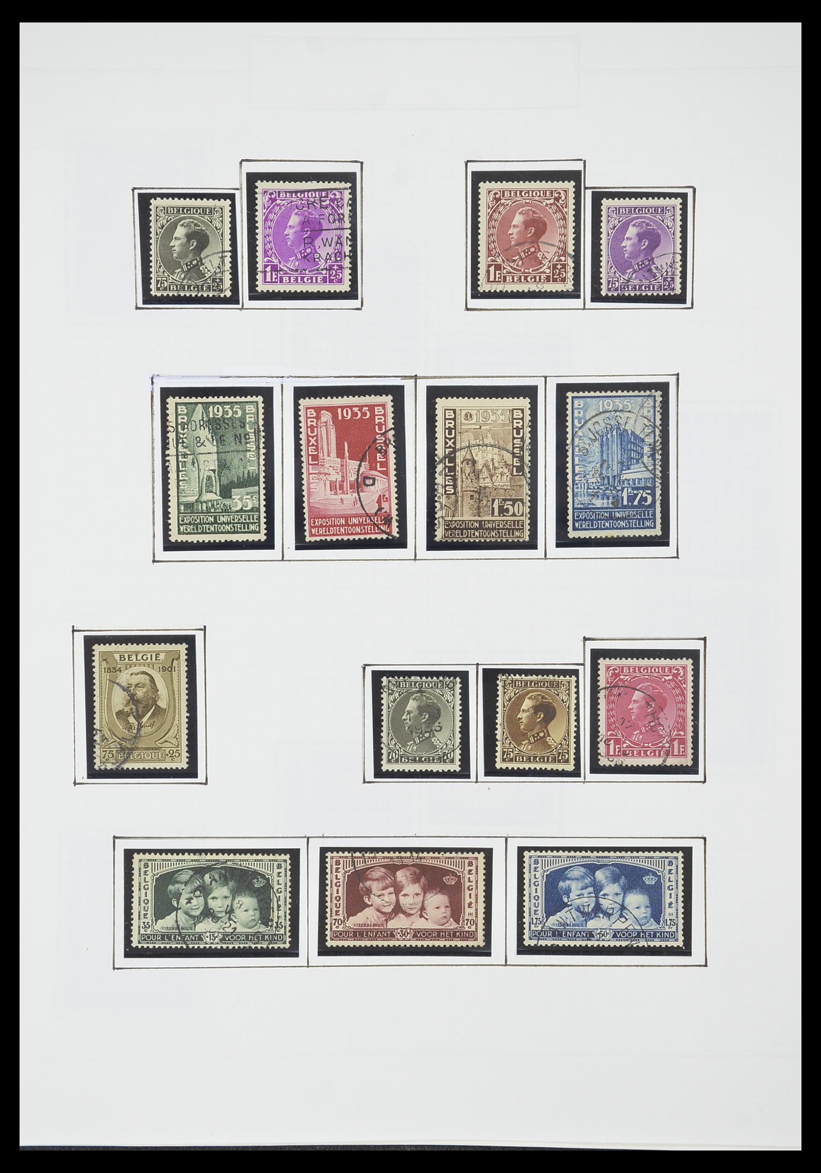 33876 022 - Postzegelverzameling 33876 België 1883-2006.