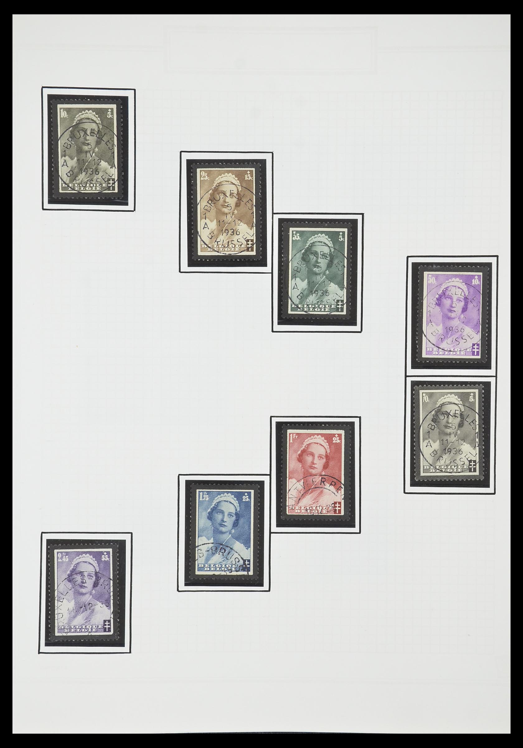 33876 023 - Postzegelverzameling 33876 België 1883-2006.