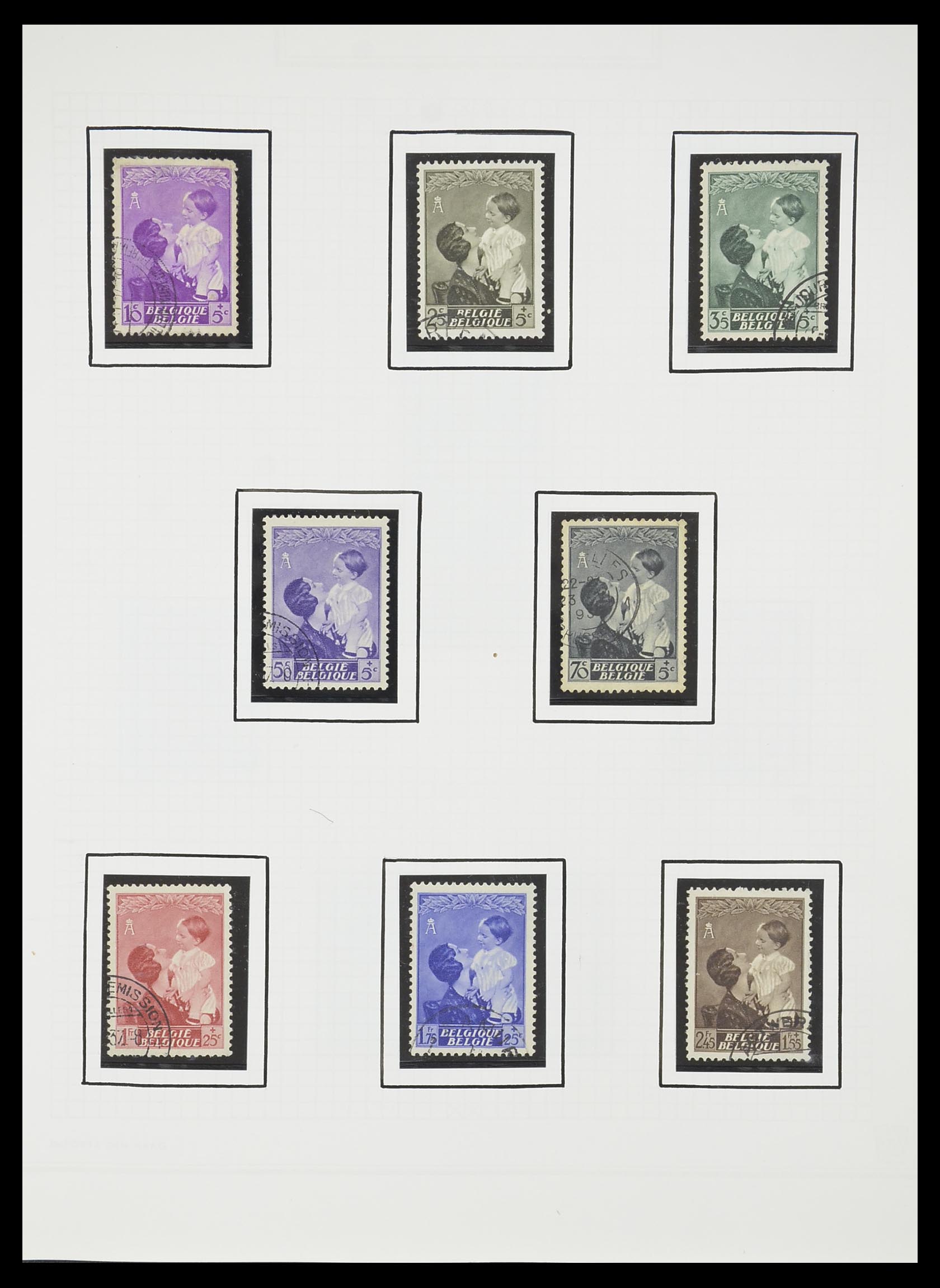 33876 027 - Postzegelverzameling 33876 België 1883-2006.