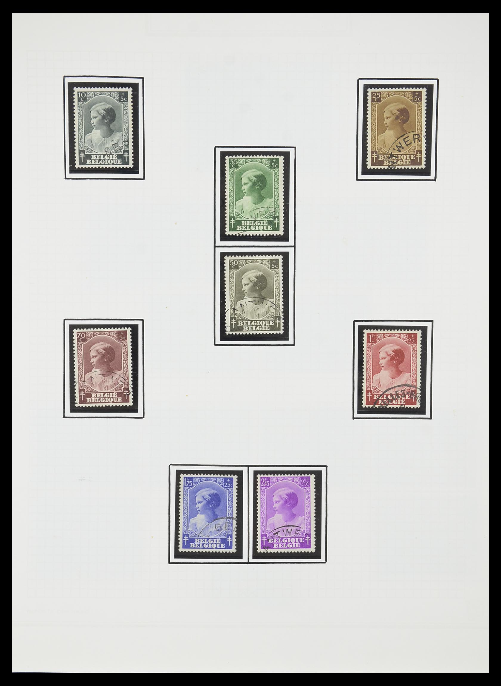 33876 028 - Postzegelverzameling 33876 België 1883-2006.