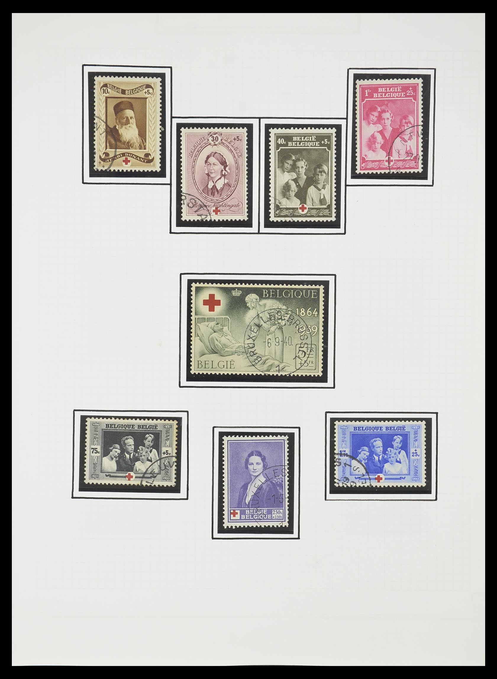 33876 031 - Postzegelverzameling 33876 België 1883-2006.