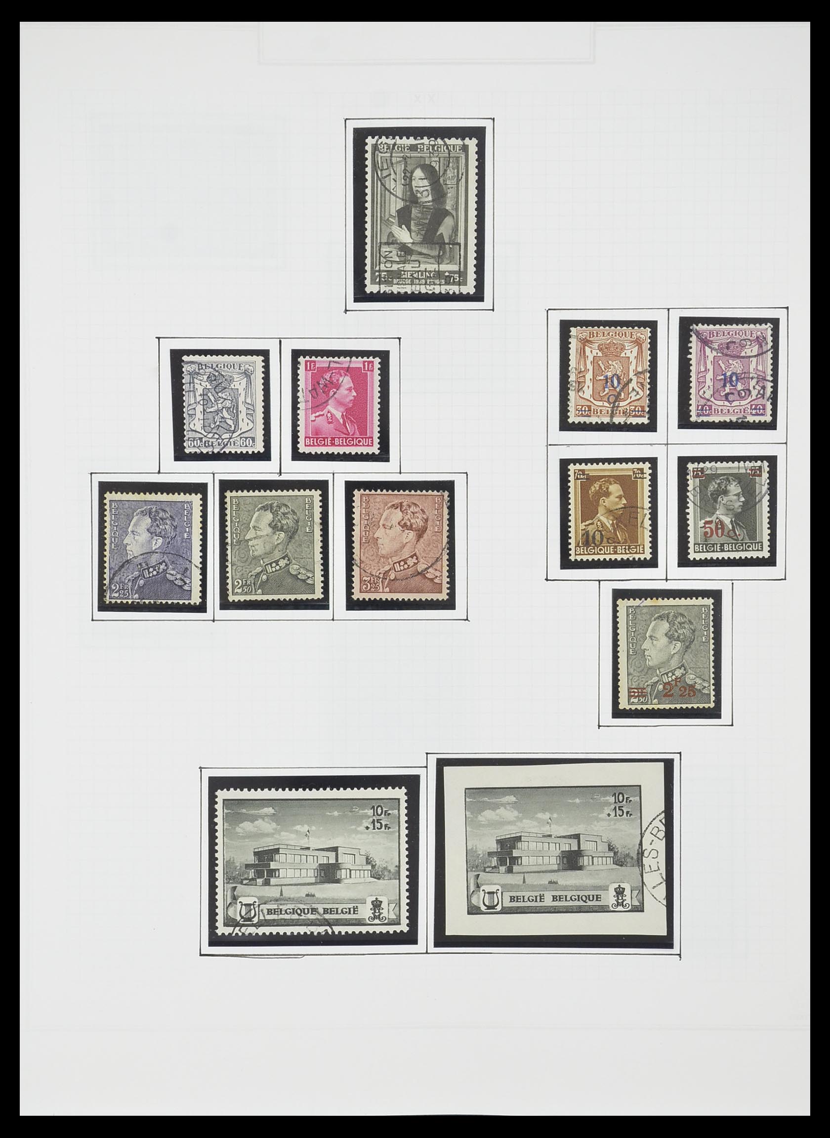 33876 032 - Postzegelverzameling 33876 België 1883-2006.